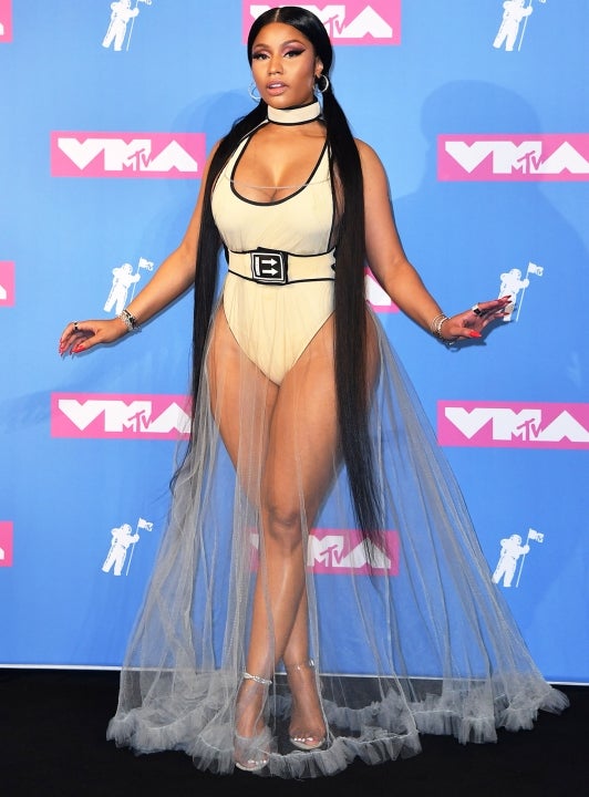 Nicki Minaj Wears Pink Latex Bodysuit to MTV VMAs 2017!: Photo