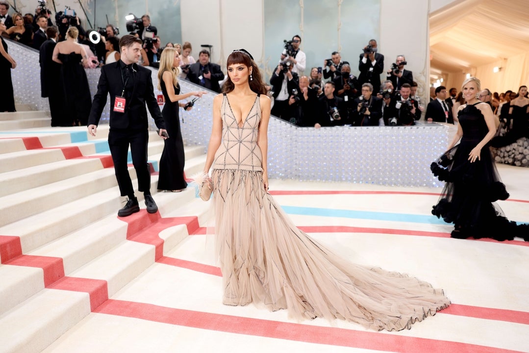 Dua Lipa on Met Gala Red Carpet in Archival Chanel gown