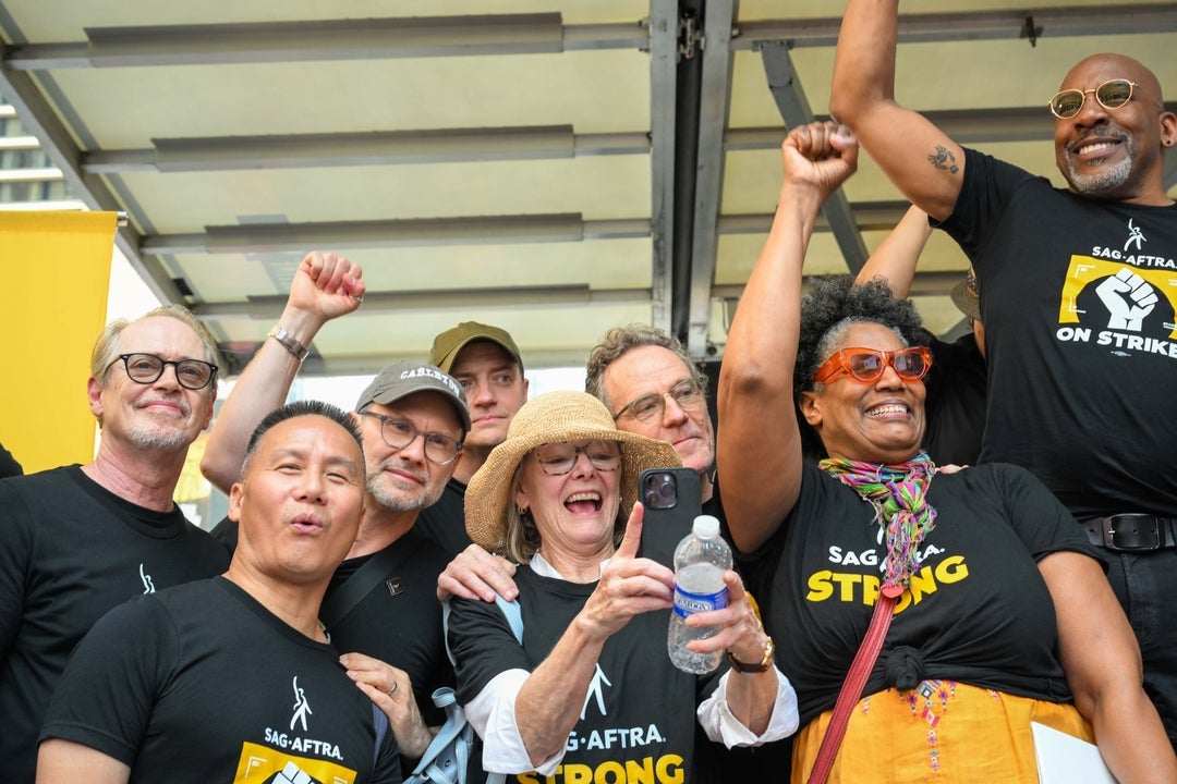 Stars Picketing in Support of the SAG AFTRA Strike Entertainment