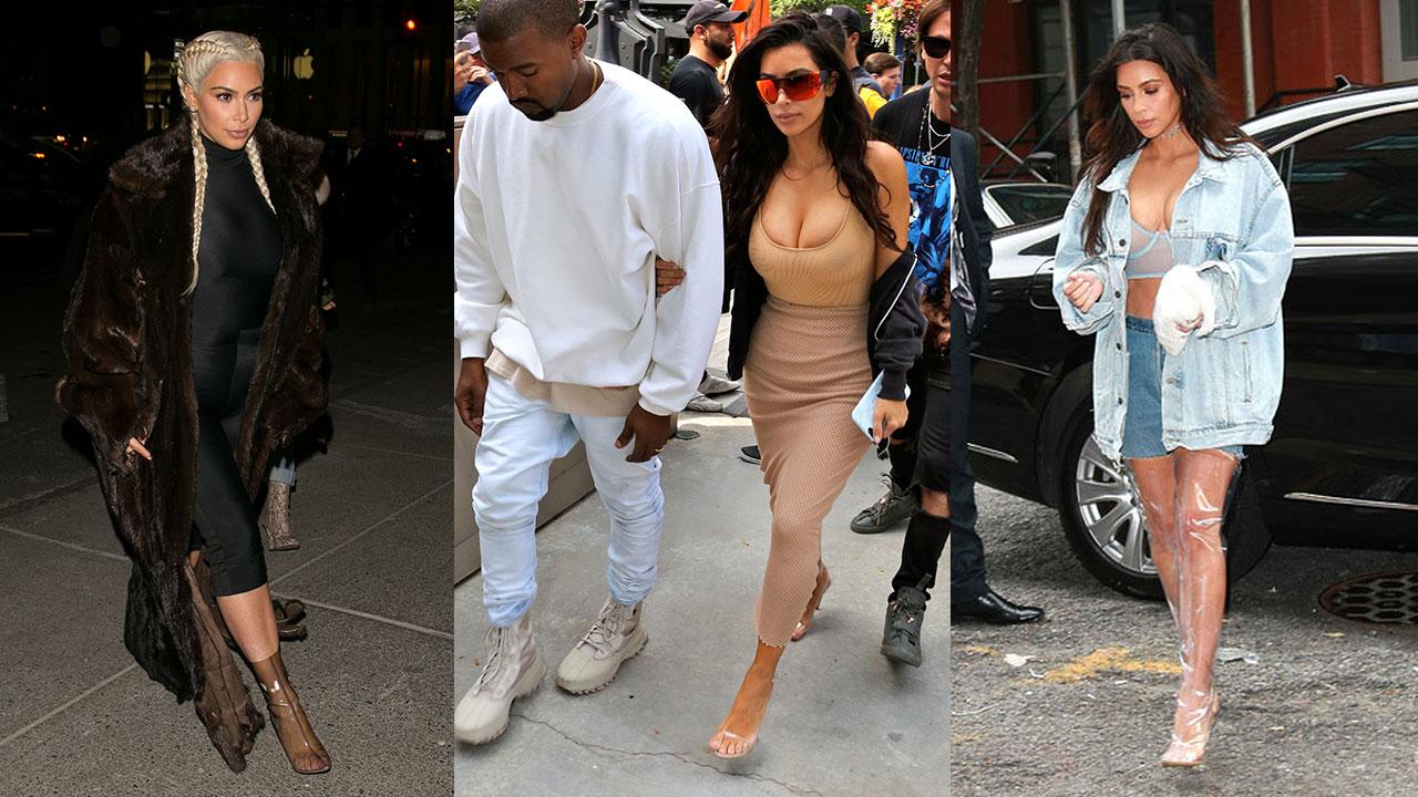 Kim Kardashian Continues to Rock Lingerie as Outerwear