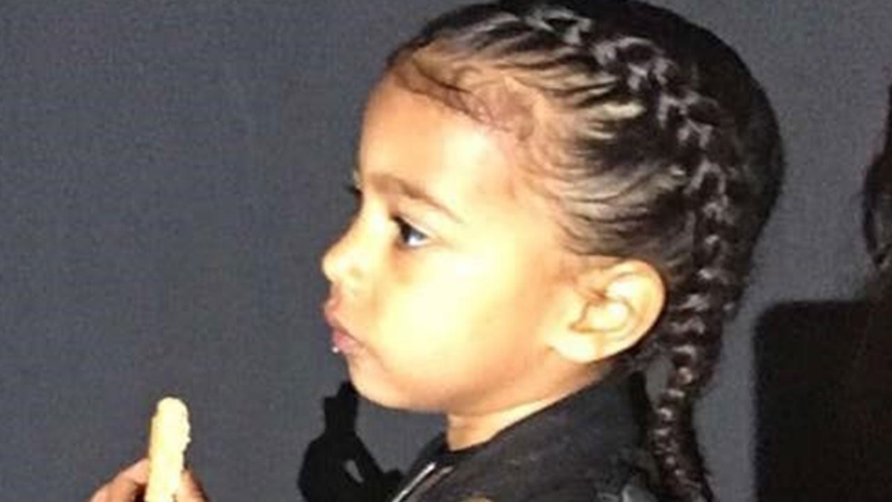 Saint West looks ADORABLE with cornrows as Kim Kardashian takes