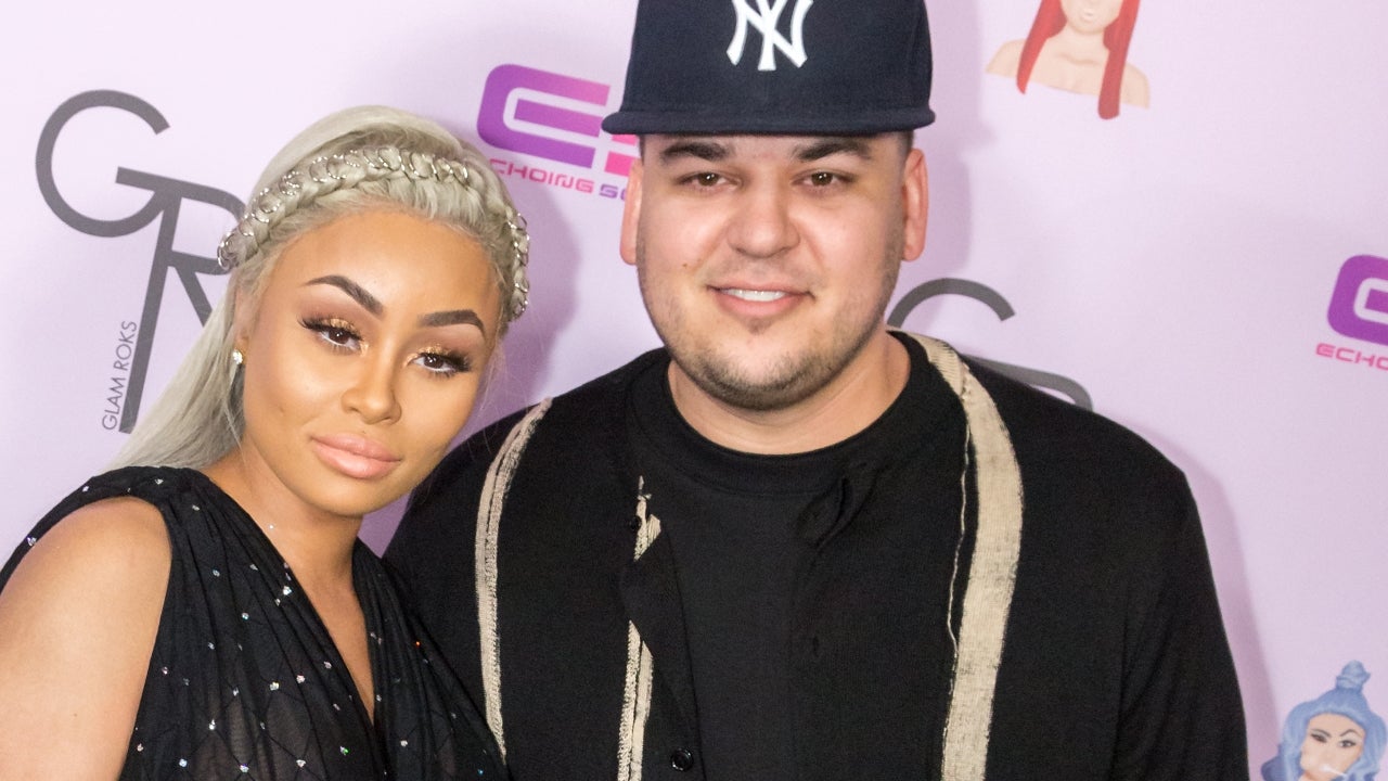 Rob Kardashian Shares Sweet Video Of Blac Chyna Blowing Kisses Entertainment Tonight 5586