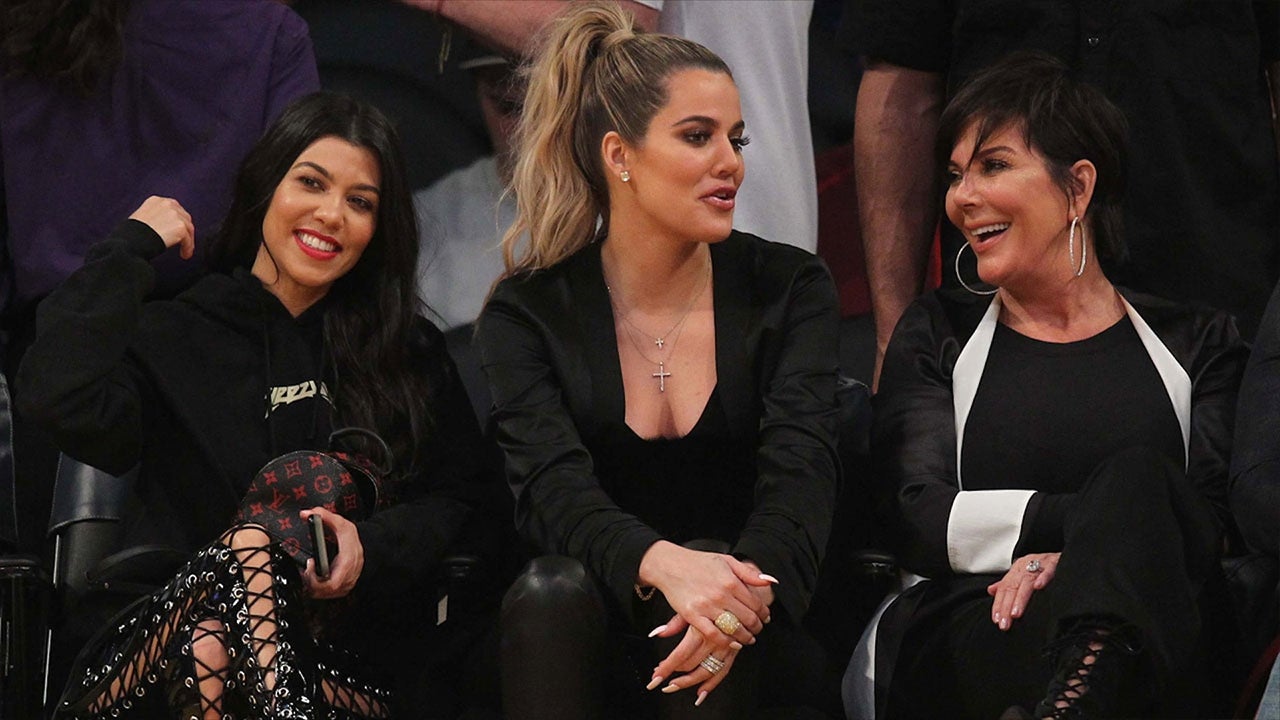 Kourtney And Khloe Kardashian Rock Sexy All-Black Outfits With Mom Kris ...