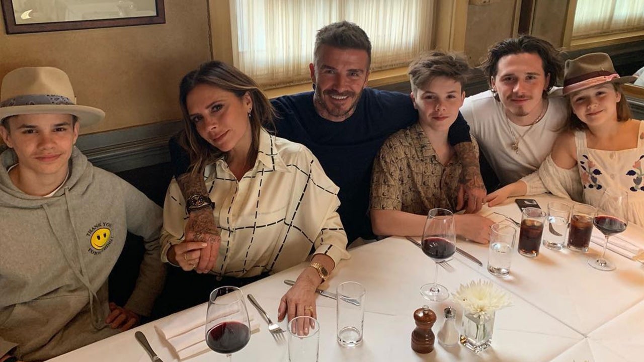 David Beckham Celebrates His Birthday With Wife Victoria and Their Four ...