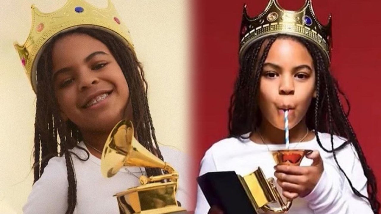 Beyoncé Shares Pics Of Blue Ivy Enjoying Her First Grammy Win 3483