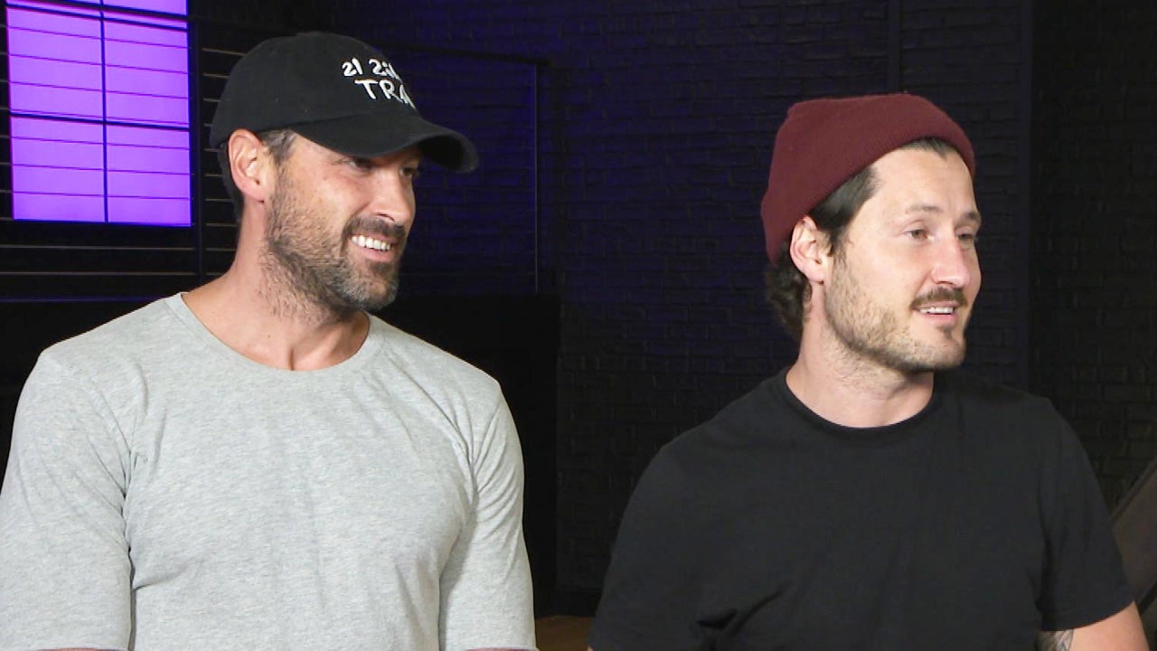 Maks and Val Chmerkovskiy Take ET Inside Rehearsals for 'Stripped Down