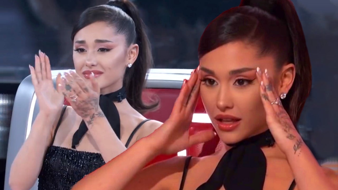 The Voice Battle Round Sneak Peek A 3 Way Steal And An Emotional Ariana Grande 