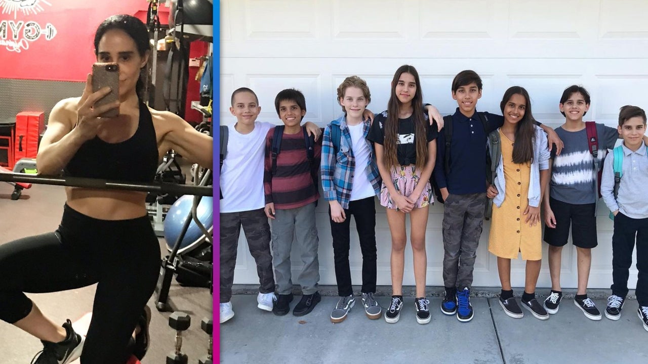 Octomom Nadya Suleman Shares Pic Of Octuplets First Day Of 8th Grade Entertainment Tonight 