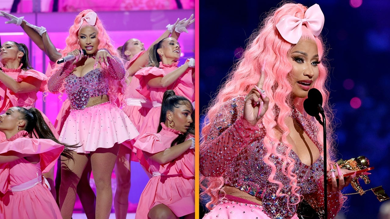 Nicki Minaj Delivers Epic Performance Thanks Britney Spears Beyonce   ETD TREND NickiMinajVMA 20220828 Vidpic 