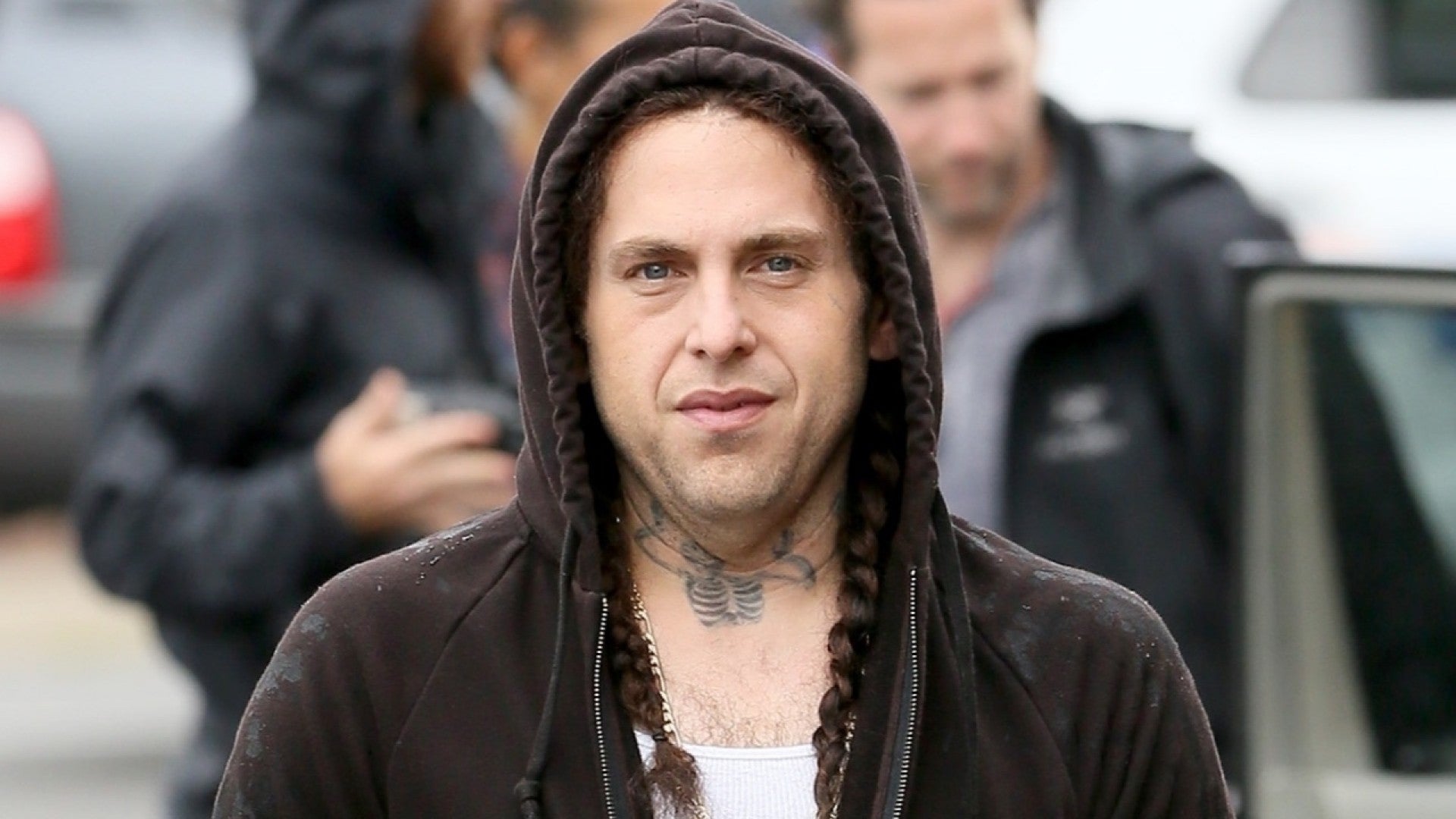 prompthunt Jonah Hill covered in tattoos