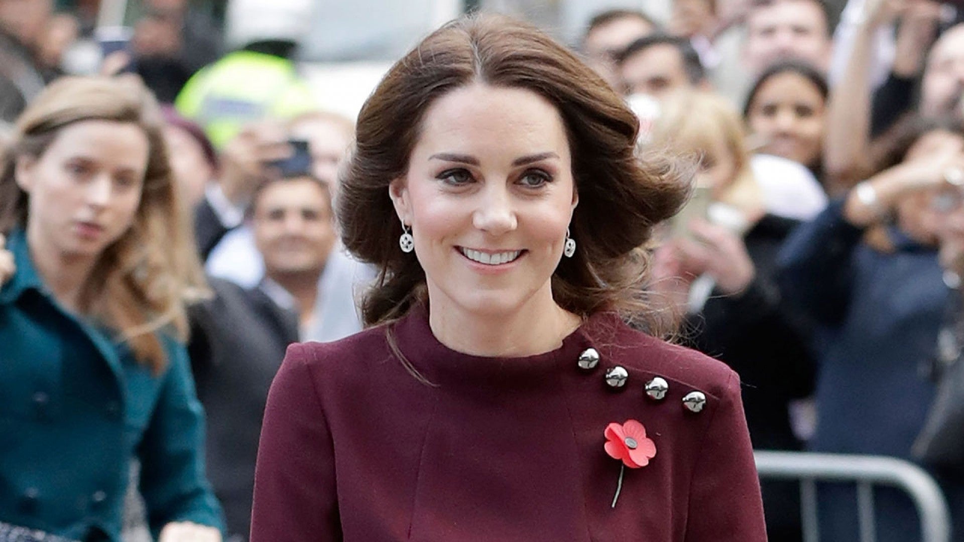 Kate Middleton Shows Off Her Growing Baby Bump