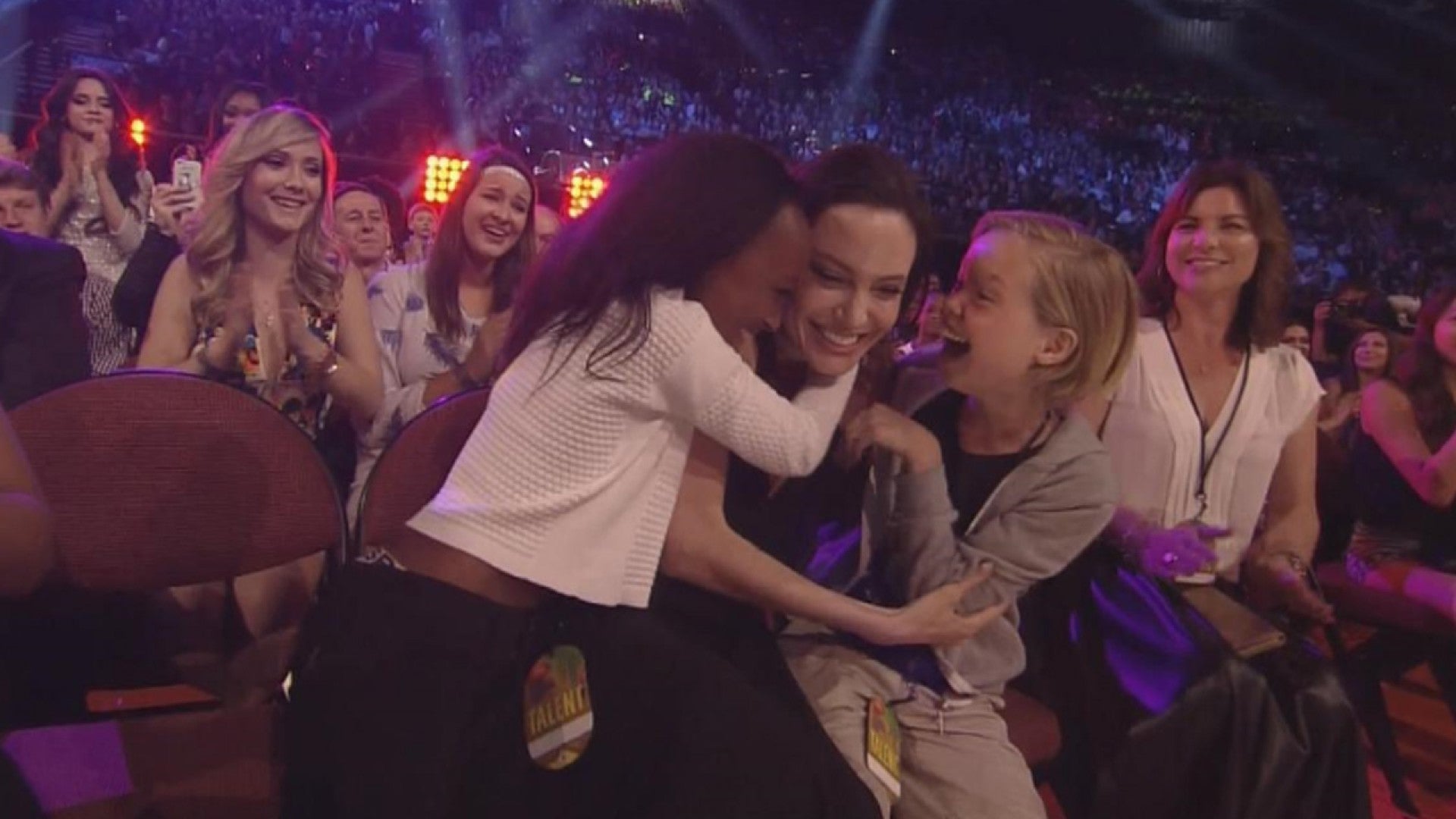 Angelina Jolie delivers empowerment message at Kids' Choice Awards