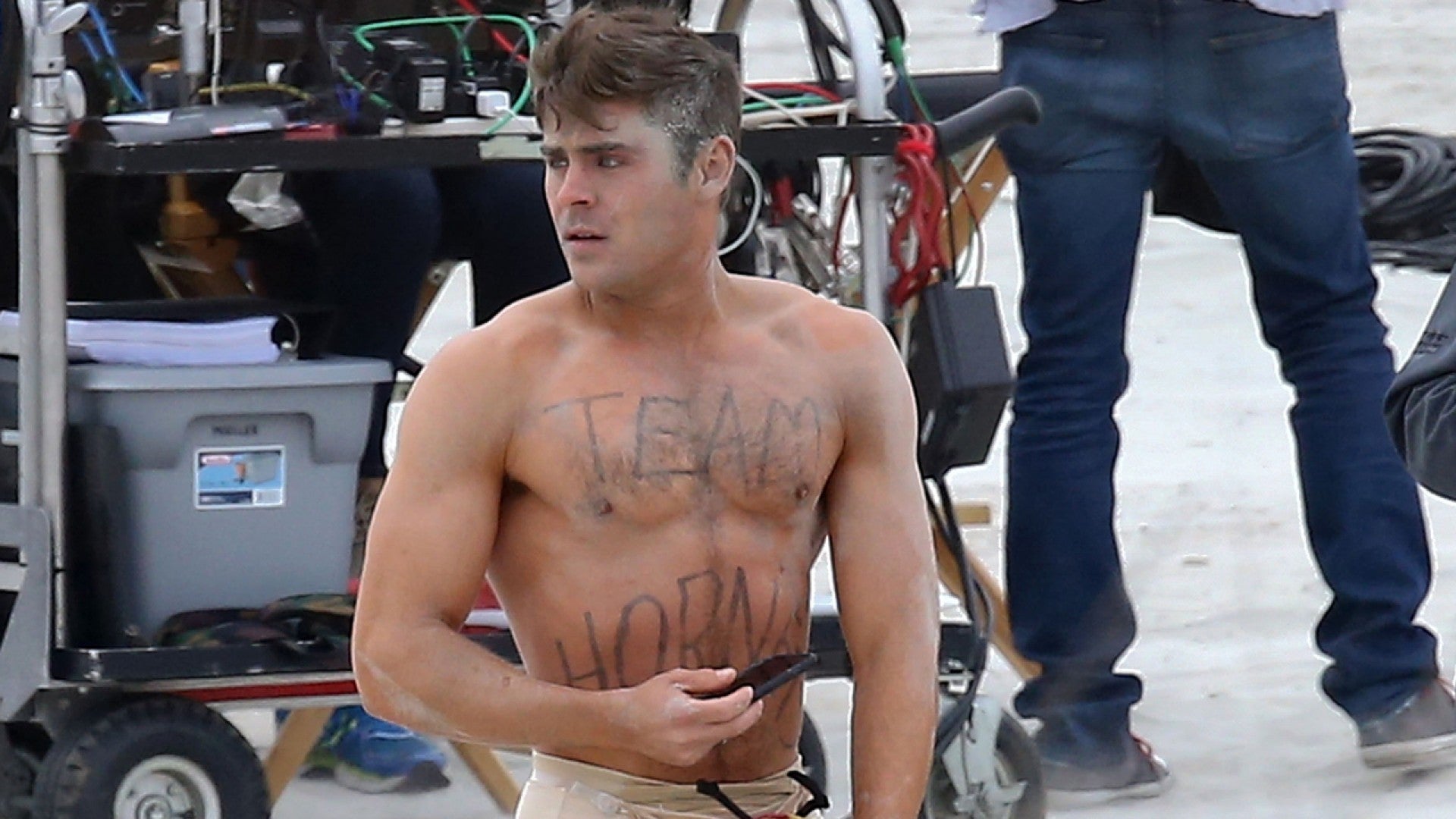 1920px x 1080px - Zac Efron Is Now Nearly Naked on the Set of 'Dirty Grandpa' | Entertainment  Tonight