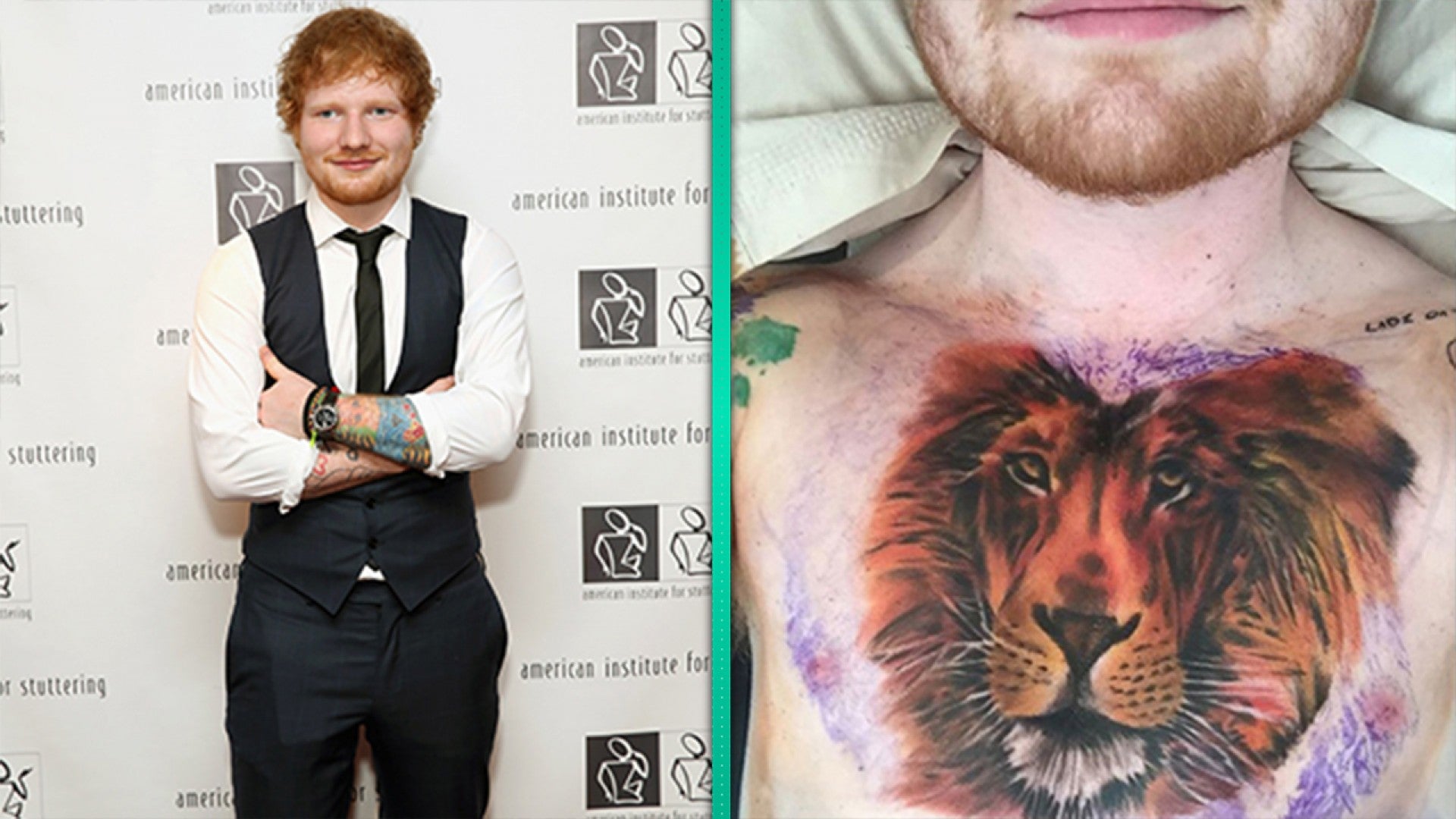 WATCH Ed Sheeran Strips Down To Flash His Favourite Brand New Tattoos  Including  Capital