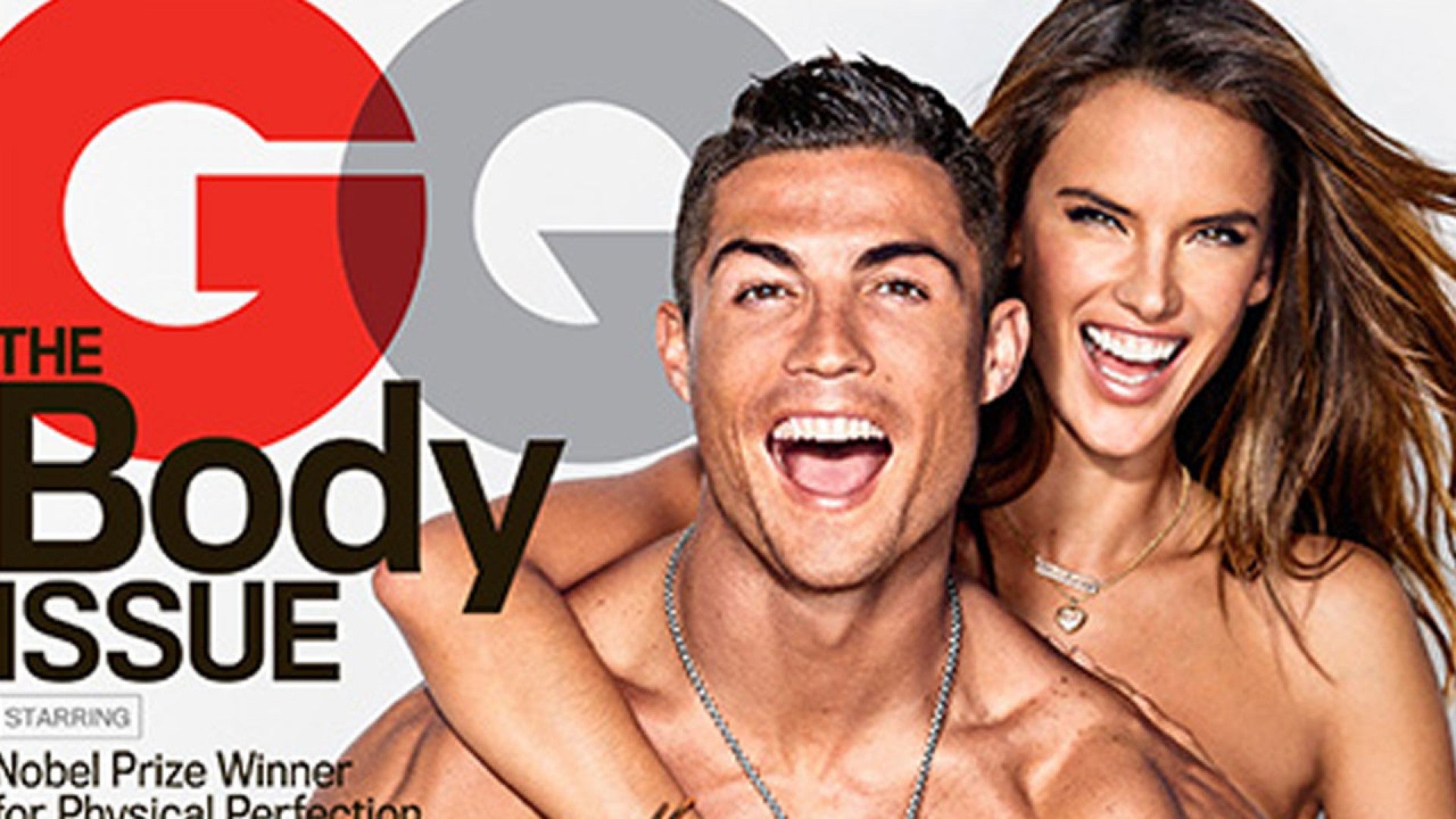 1920px x 1080px - Cristiano Ronaldo and Alessandra Ambrosio Pose Nearly Nude on Sizzingly Hot  'GQ' Cover | Entertainment Tonight