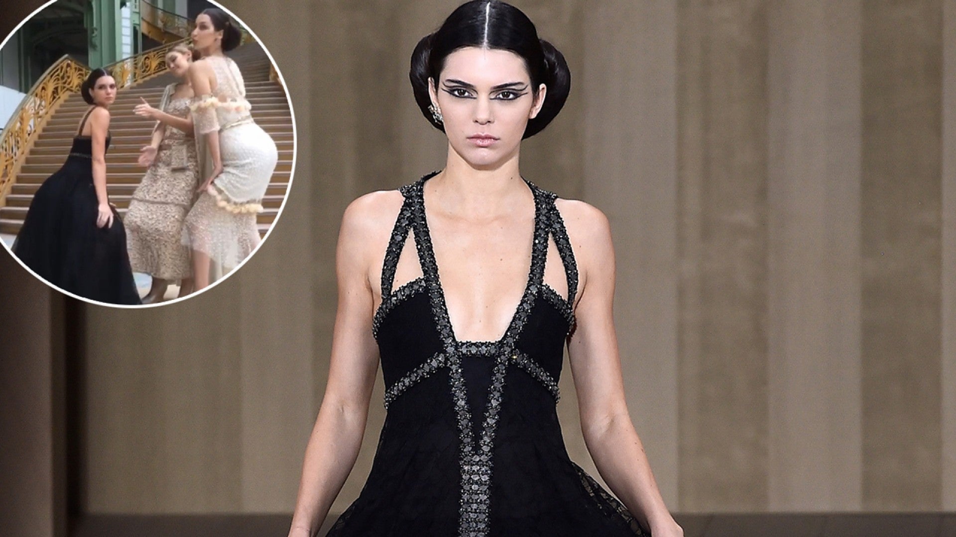 Watch Kendall Jenner Twerk in Chanel Couture With Gigi Hadid