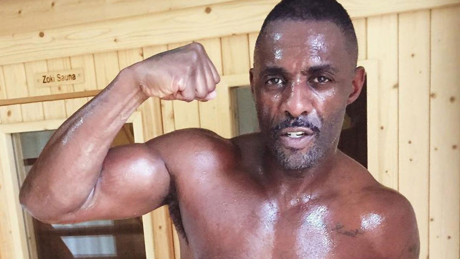 Idris Elbas Shirtless Post Workout Pic Is Too Hot To Handle 7251