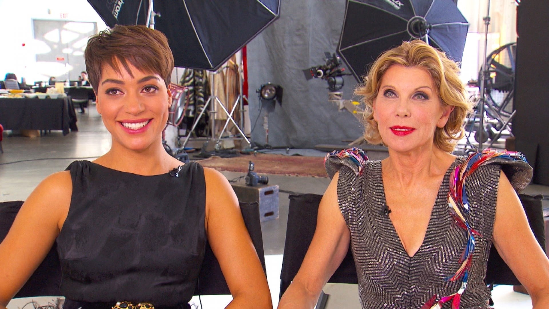 The Good Fight Co Stars Christine Baranski and Cush Jumbo Glam It Up for CBS Watch Magazine