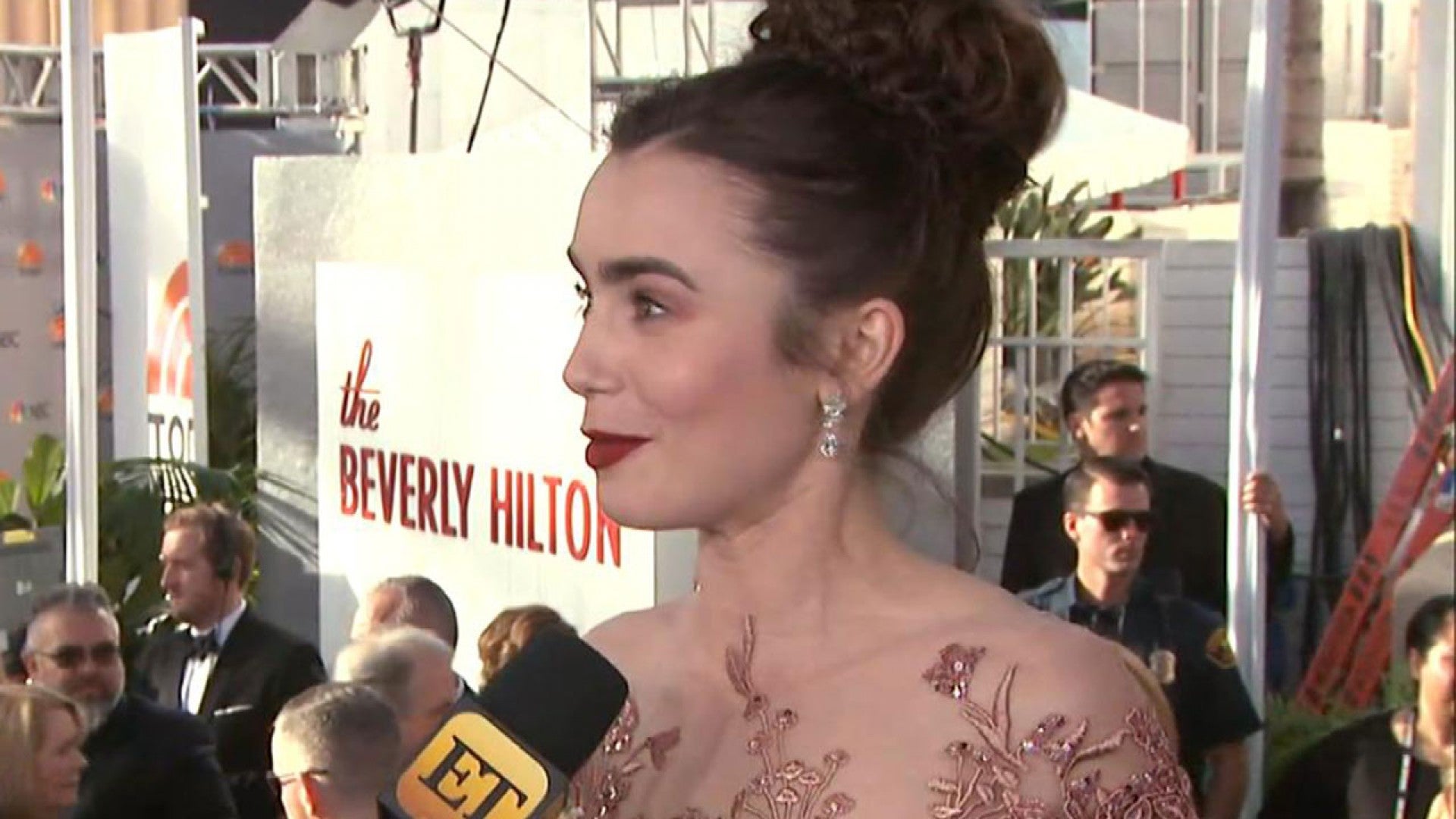 Lily Collins Porn - EXCLUSIVE: Lily Collins Talks Naked Instagram, Golden Globes: 'Meryl Streep  Knows my Name!'