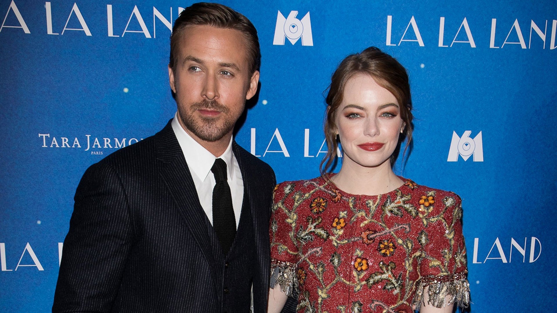 Emma Stone & Ryan Gosling Reunite on the Set of La La Land!