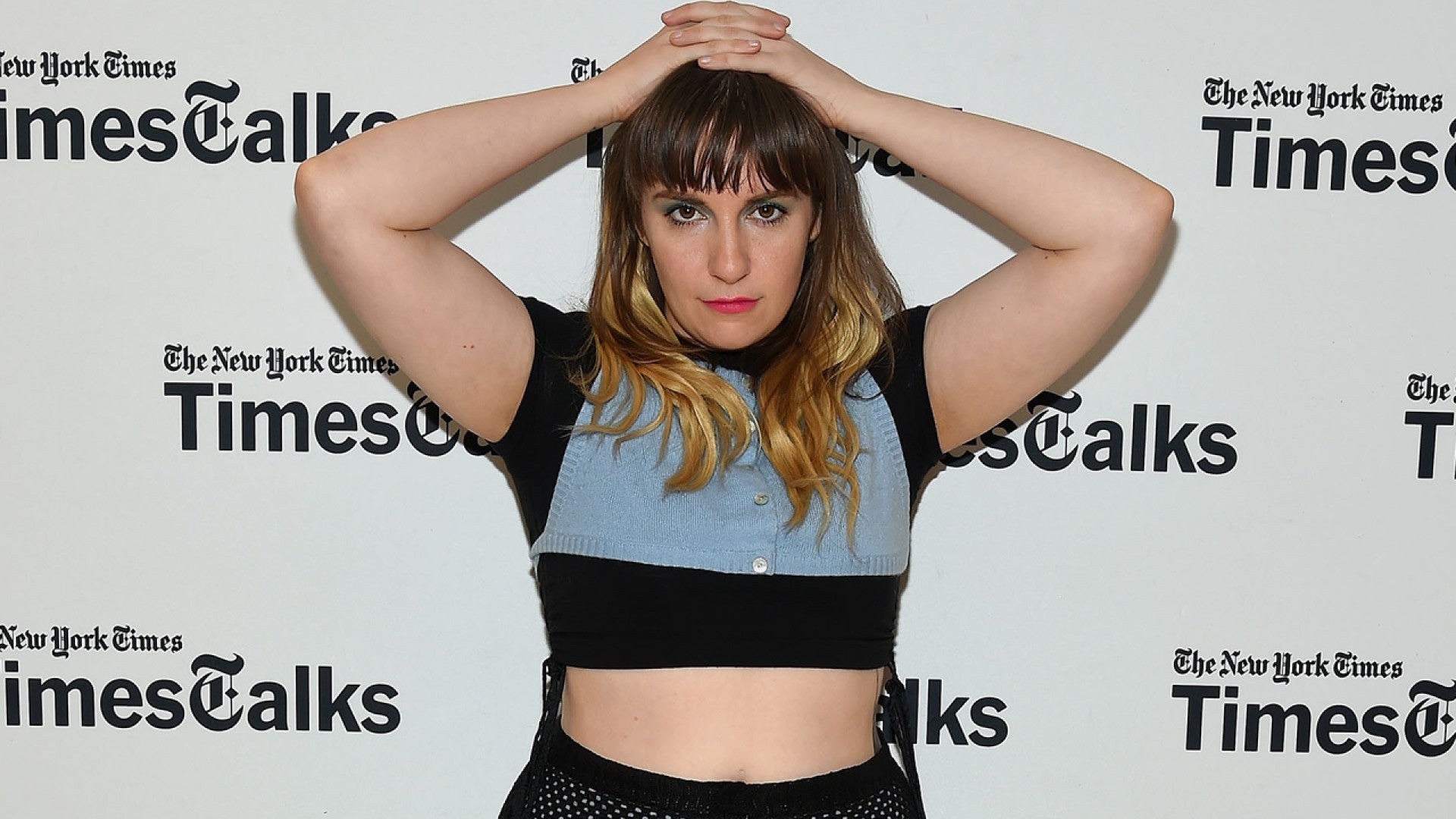Lena Dunham Rocks Crop Top And Blonde Hair Reveals She Made Out