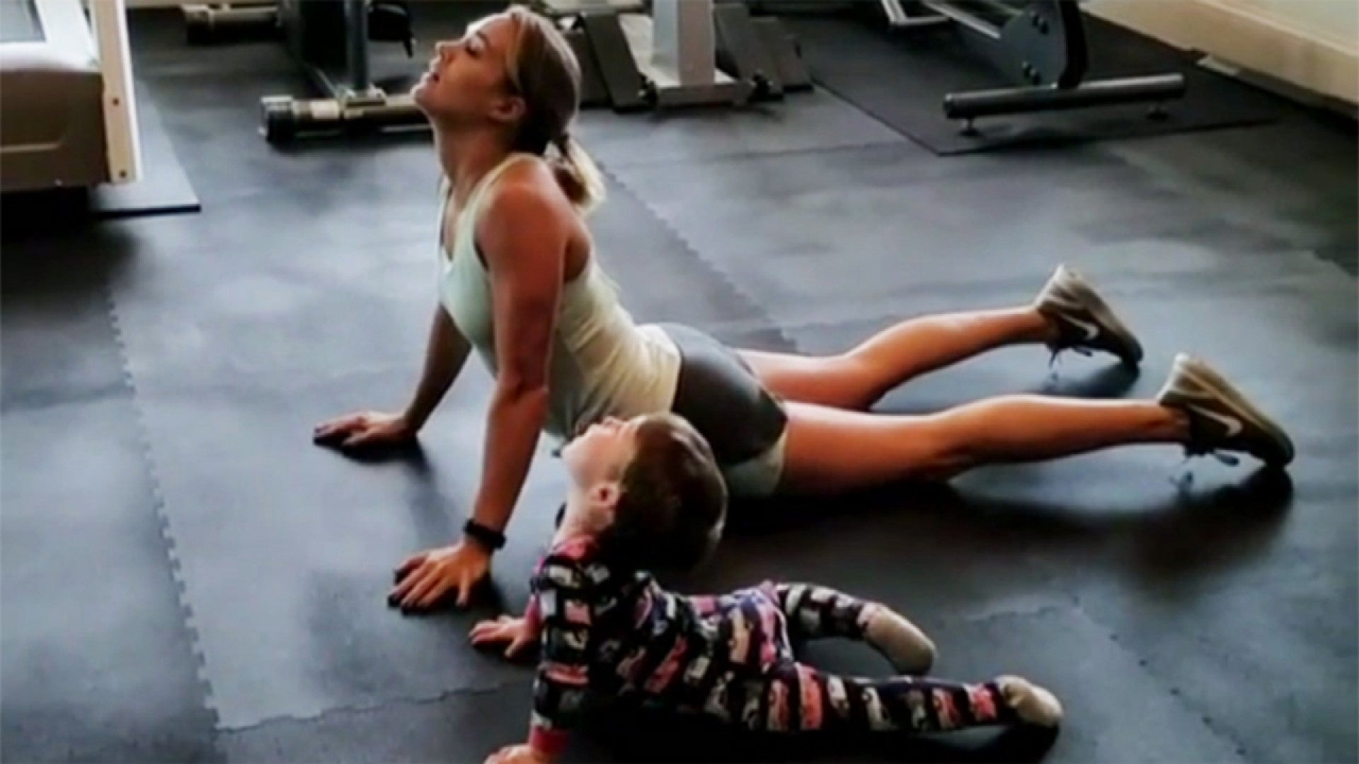 Carrie Underwood Adorably Does Yoga With Her 2-Year-Old Son Isaiah