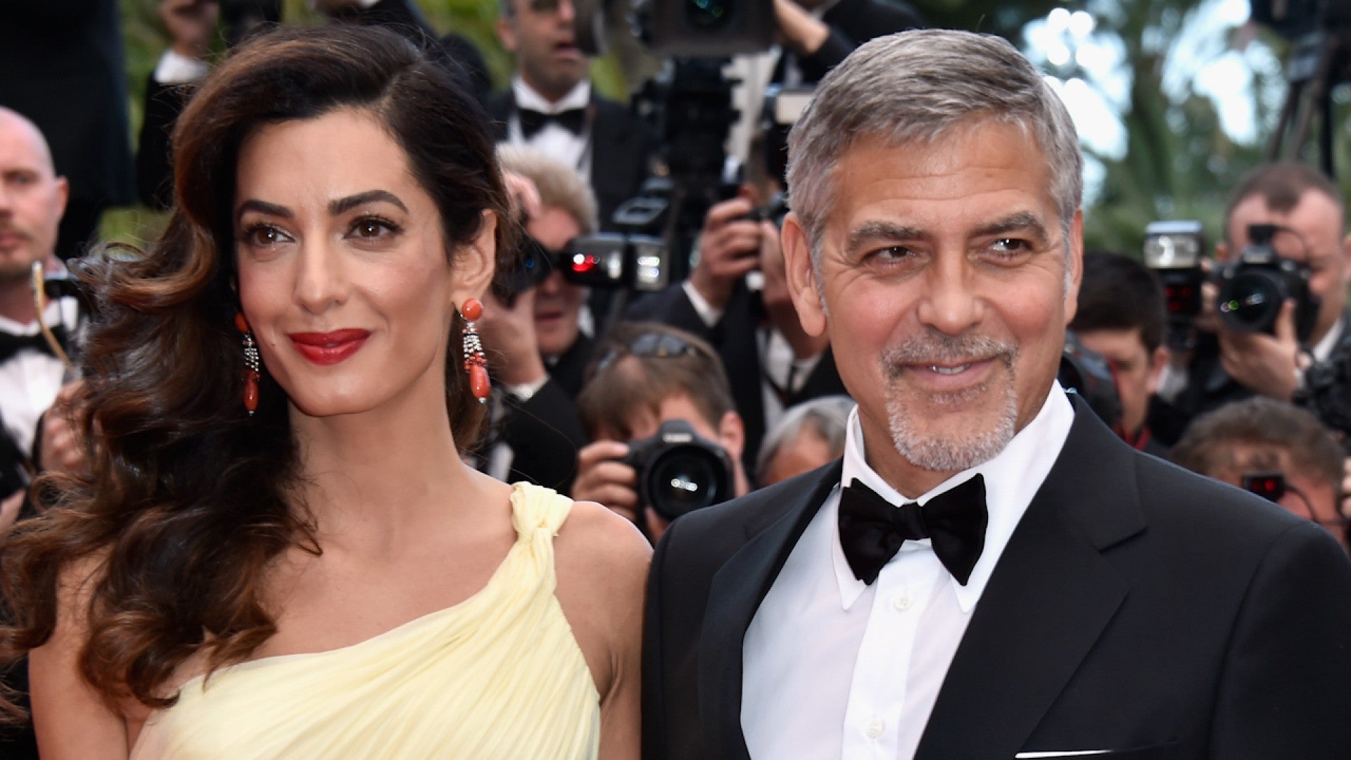 Exclusive George Clooney Reveals Which Baby Names Amal Has Already Shot Down Entertainment Tonight