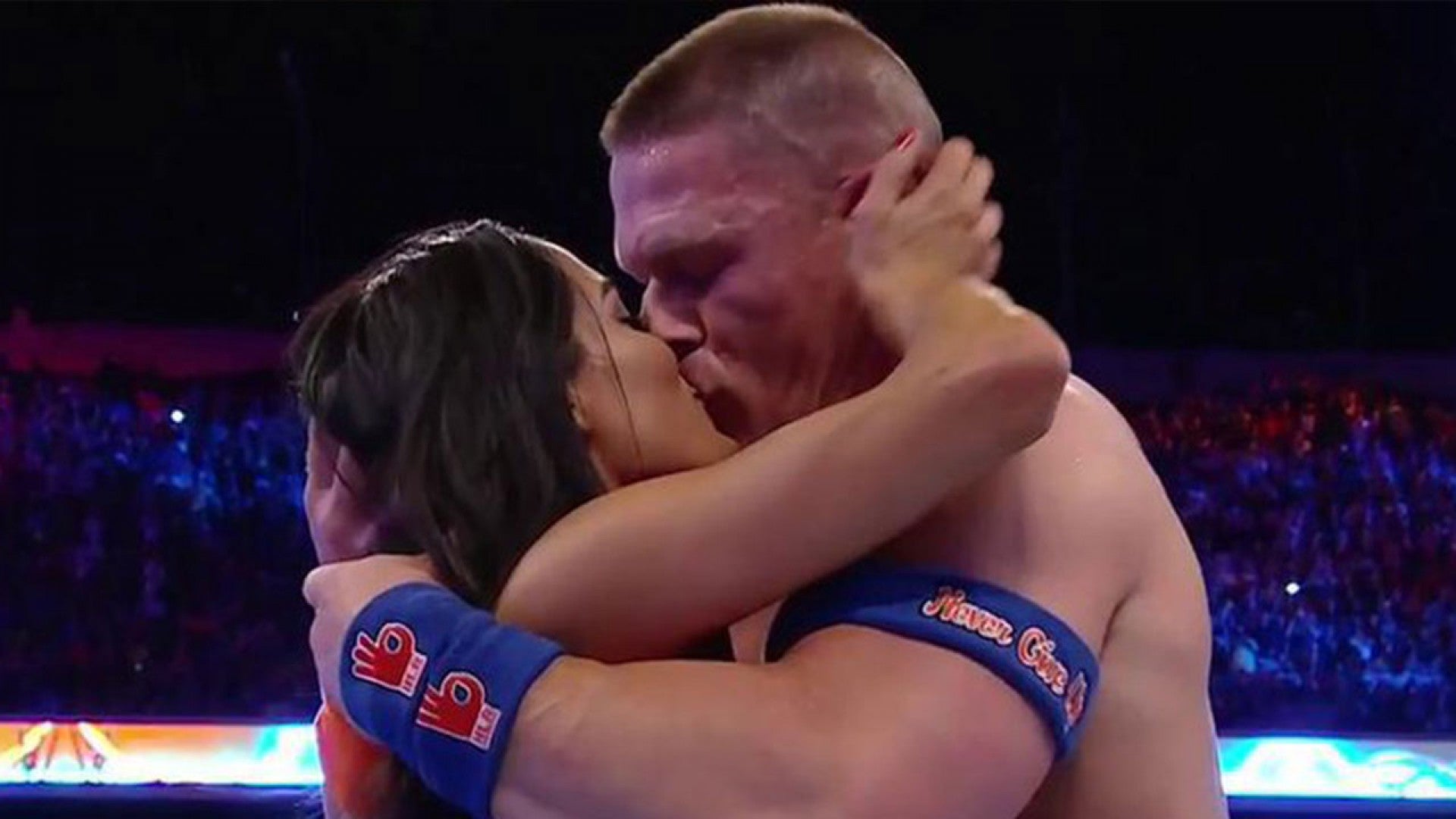 Jon Sena Sex - WWE Star John Cena Proposes to Longtime Girlfriend Nikki Bella at  WrestleMania 33!