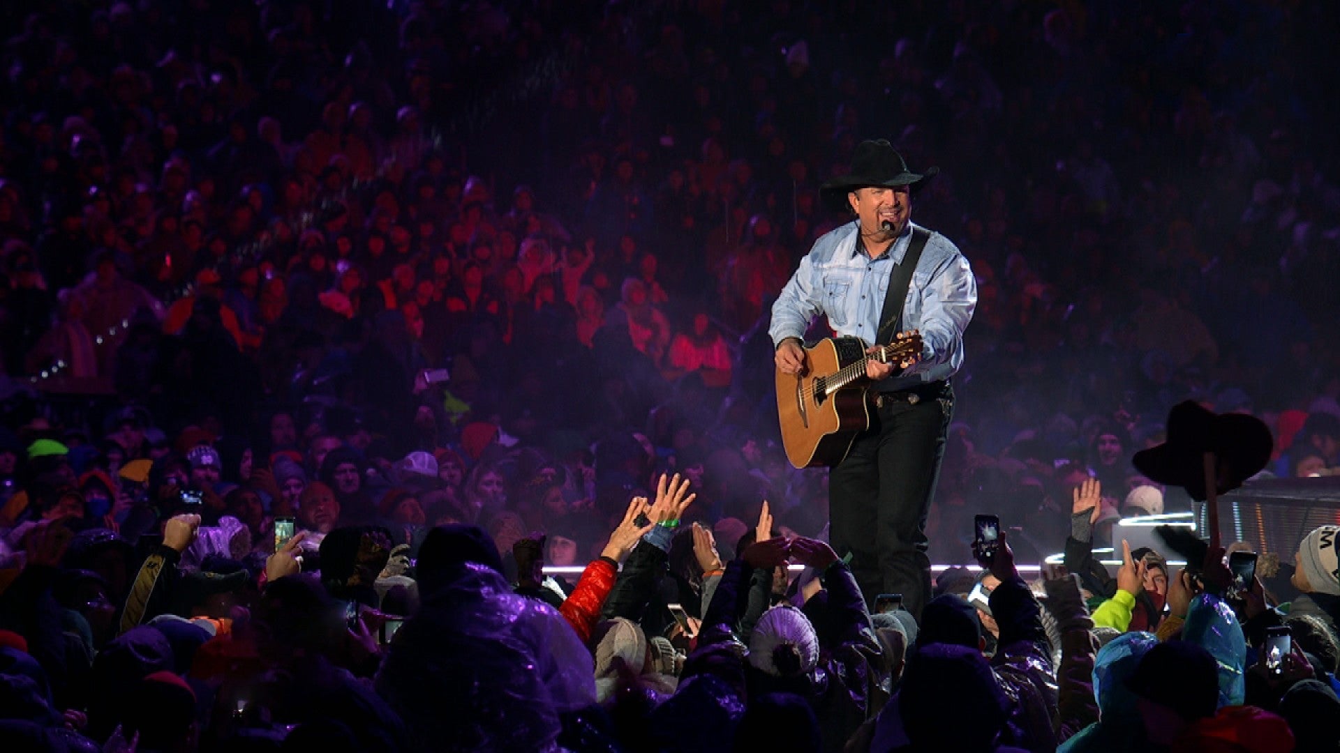 Garth Brooks speaks before concert at Notre Dame Stadium in South Bend