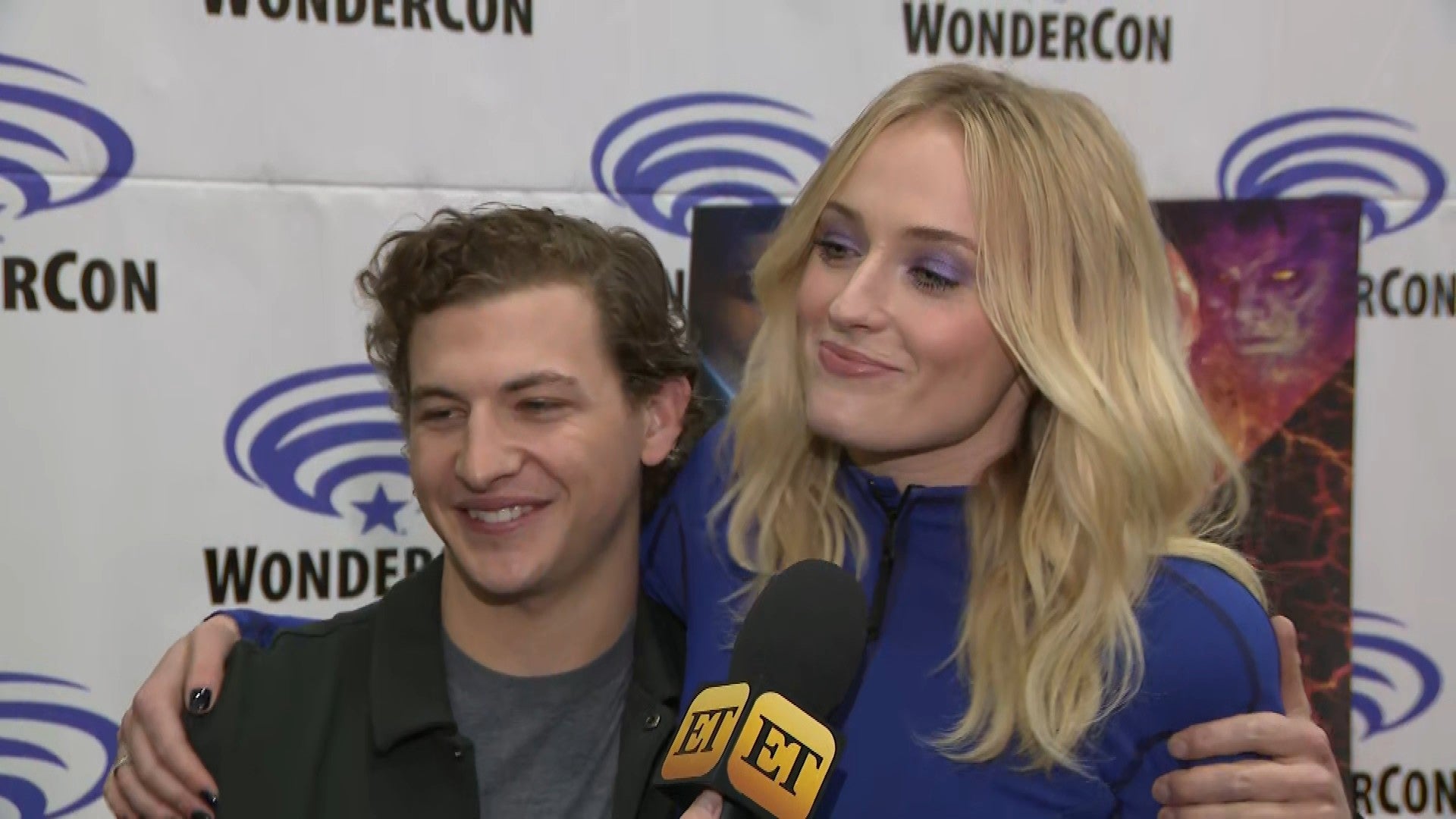 1920px x 1080px - Sophie Turner Jokes About Being 'In Love' With 'X-Men' Co-Star Tye Sheridan  (Exclusive)