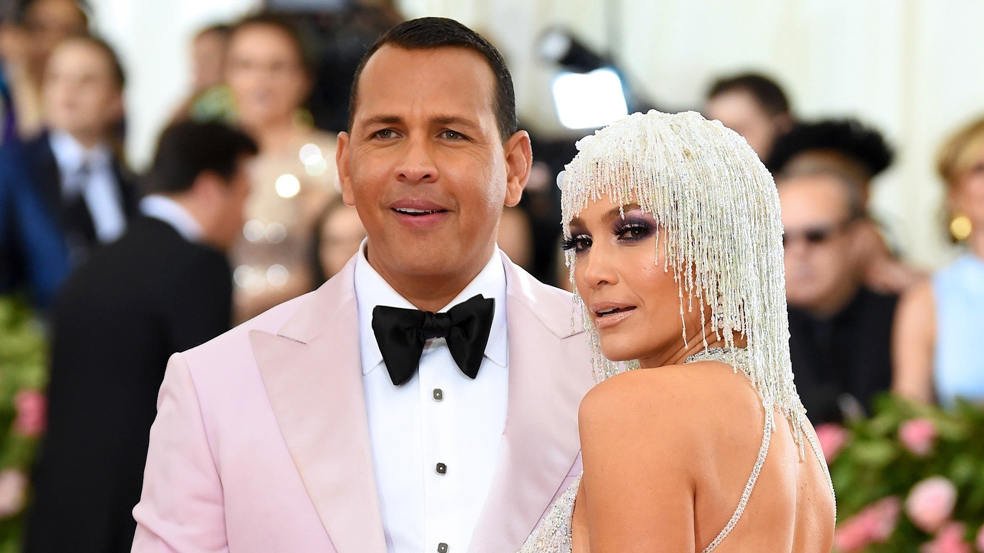 Jennifer Lopez And Alex Rodriguez Pose With Kim Kardashian And