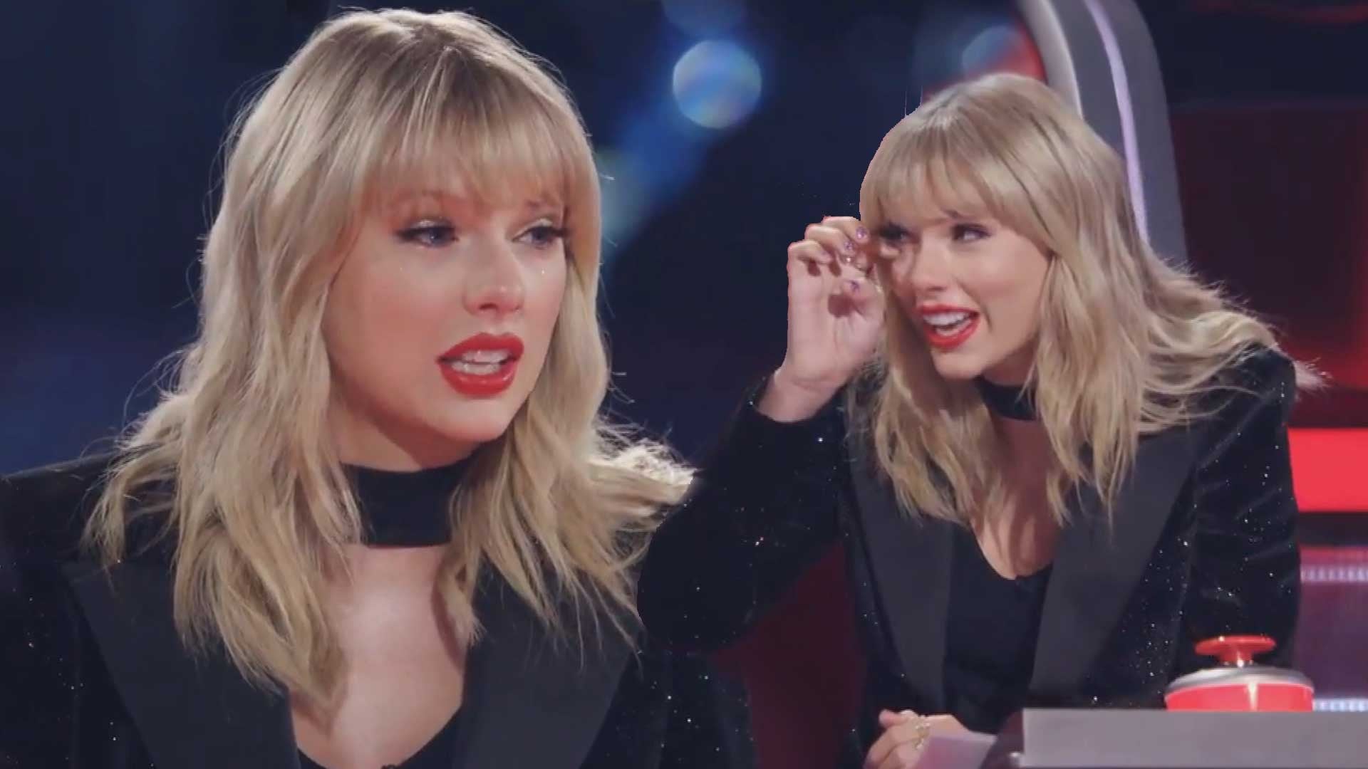 Taylor Swift Gets Emotional on 'The Voice'