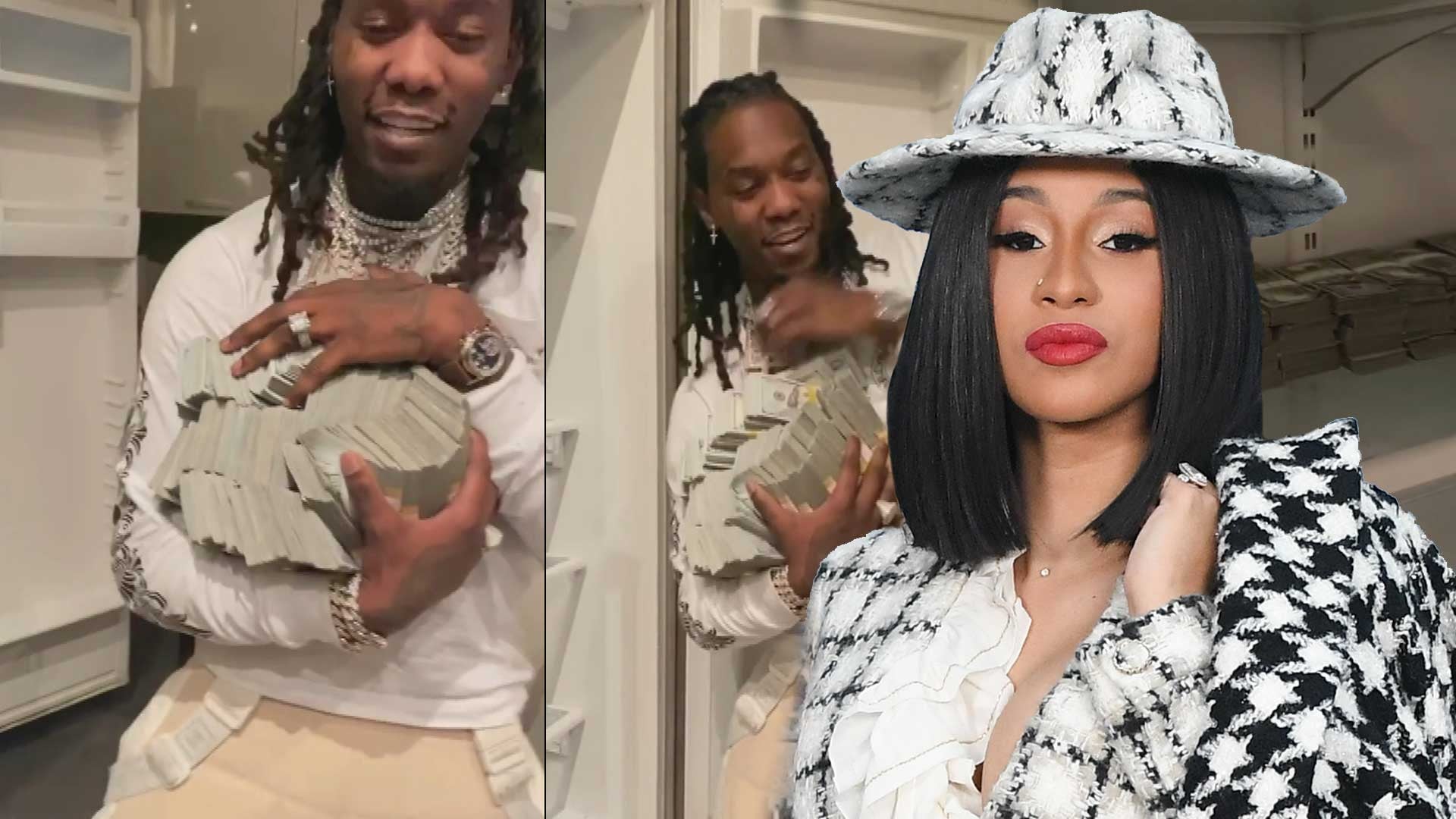 Cardi B Surprises Offset With $500,000 Cash For His Birthday