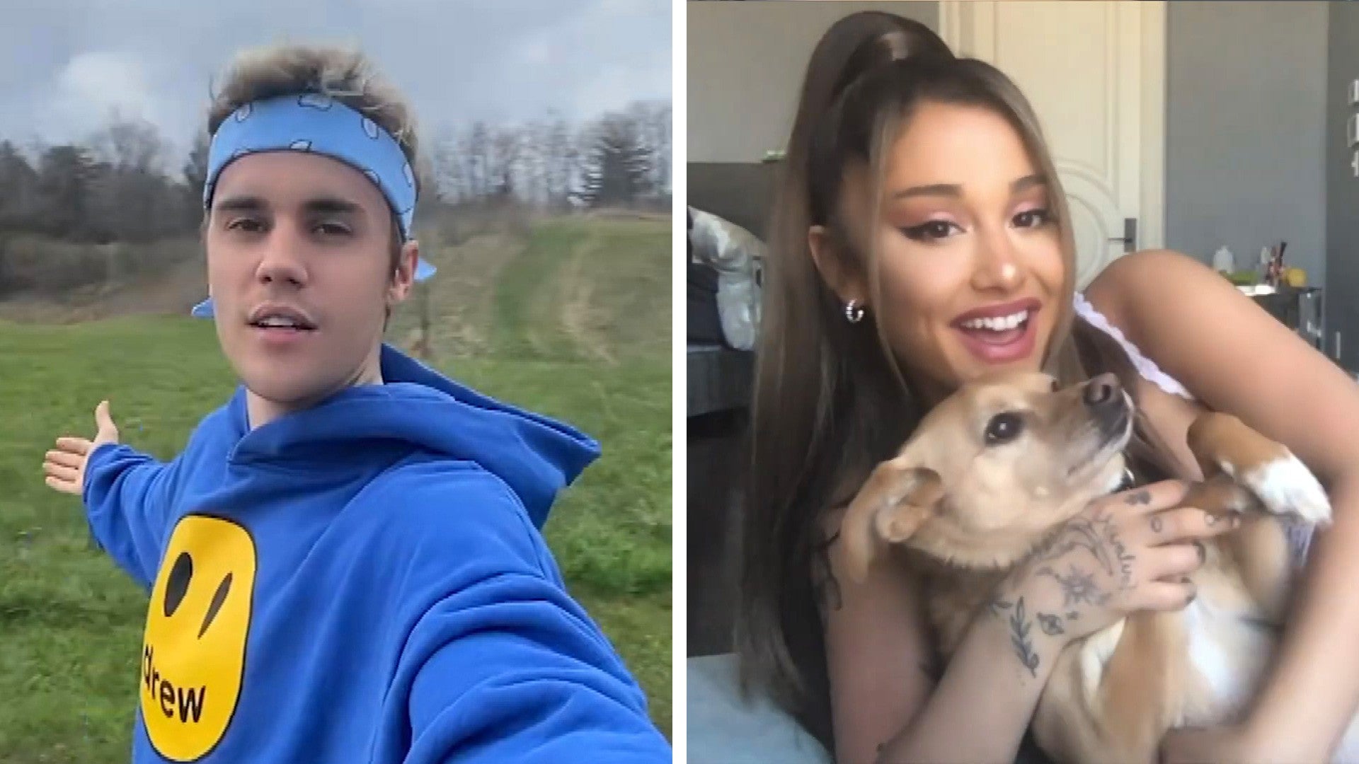 Justin Bieber and Ariana Grande’s ‘Stuck With You’ Music Video Features All  Their Famous Friends!