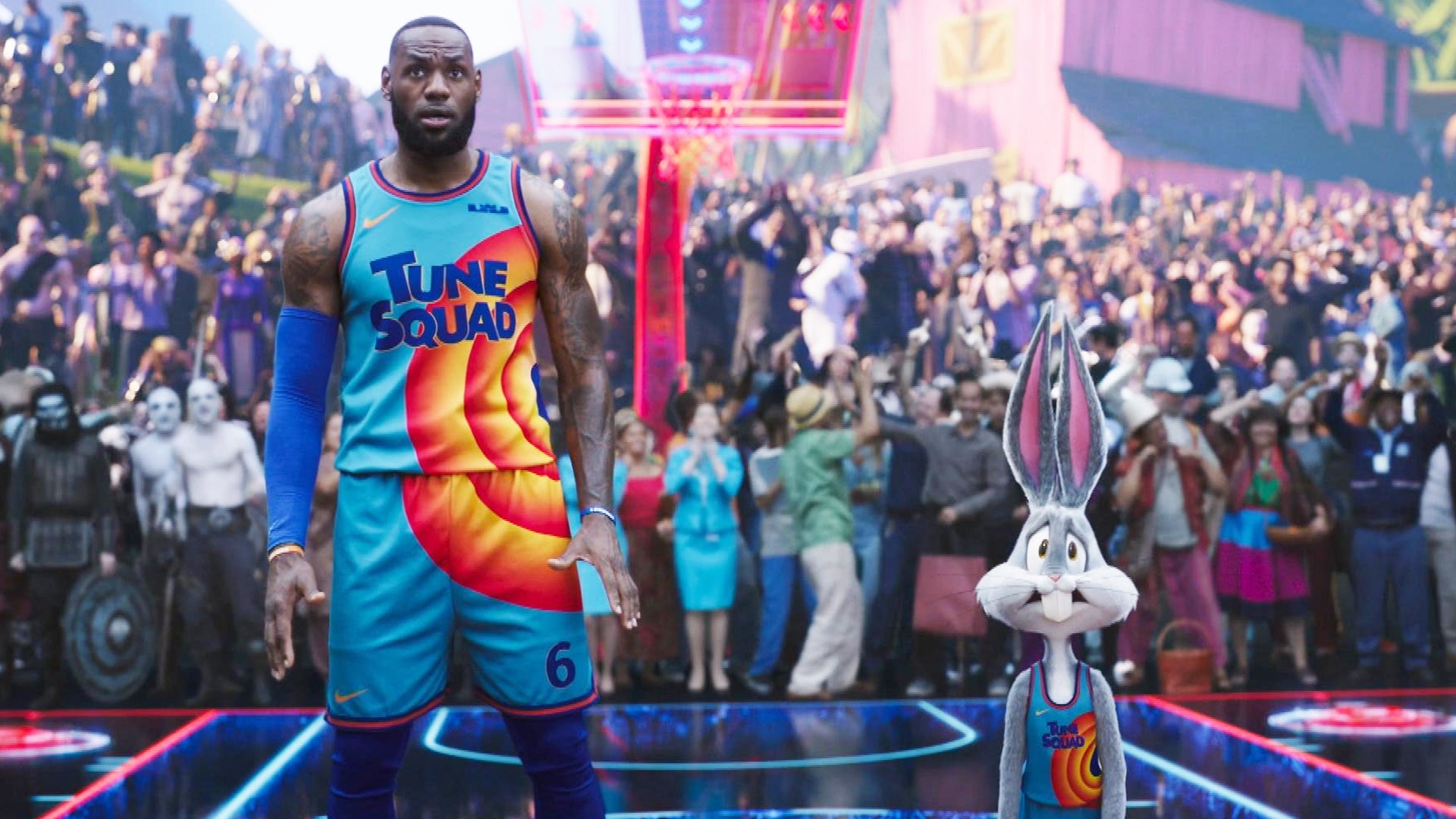 Space Jam 2': LeBron James Debuts New Tune Squad Jersey