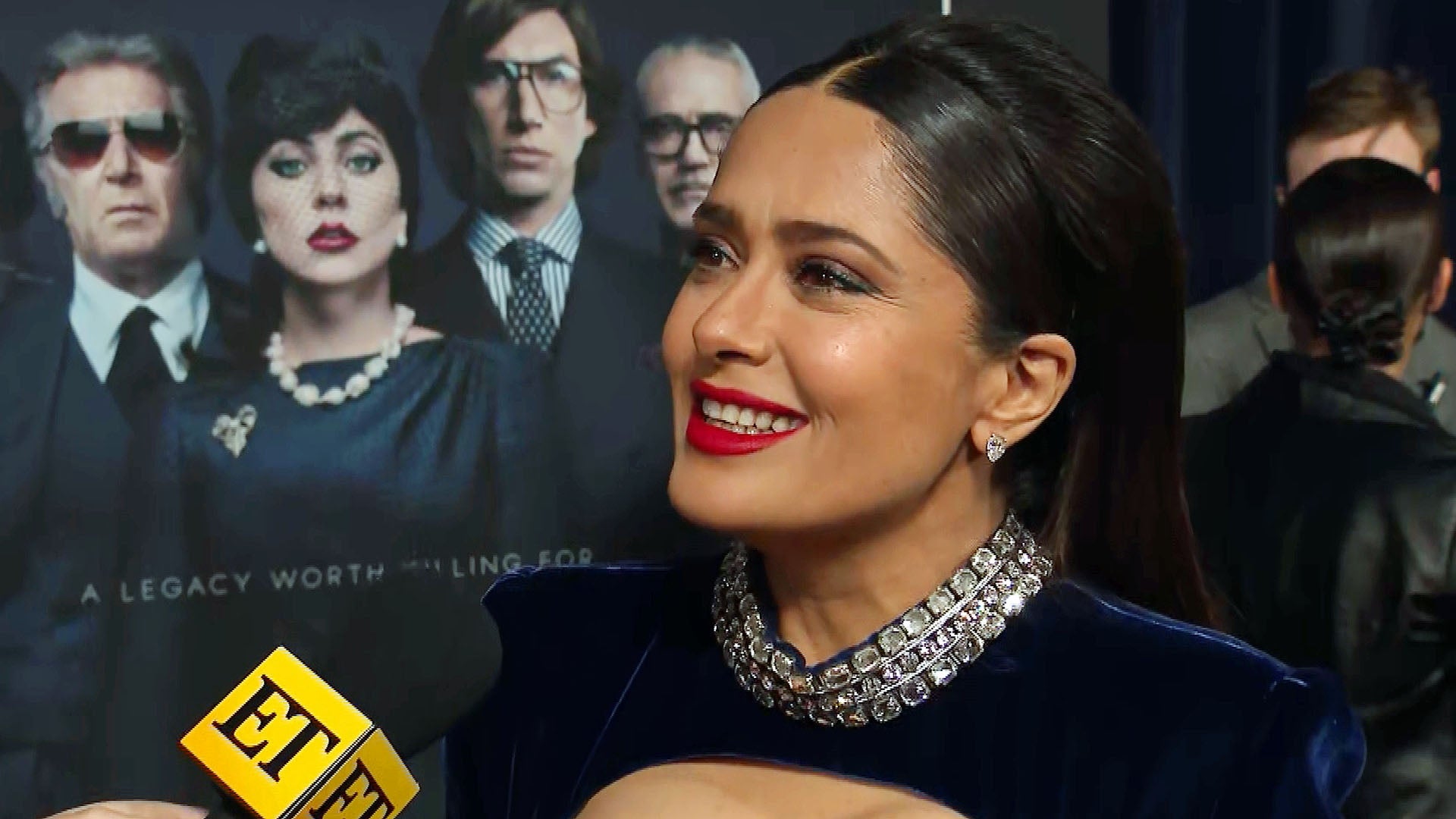 Salma Hayek on Acting With Lady Gaga in 'House of Gucci' (Exclusive)
