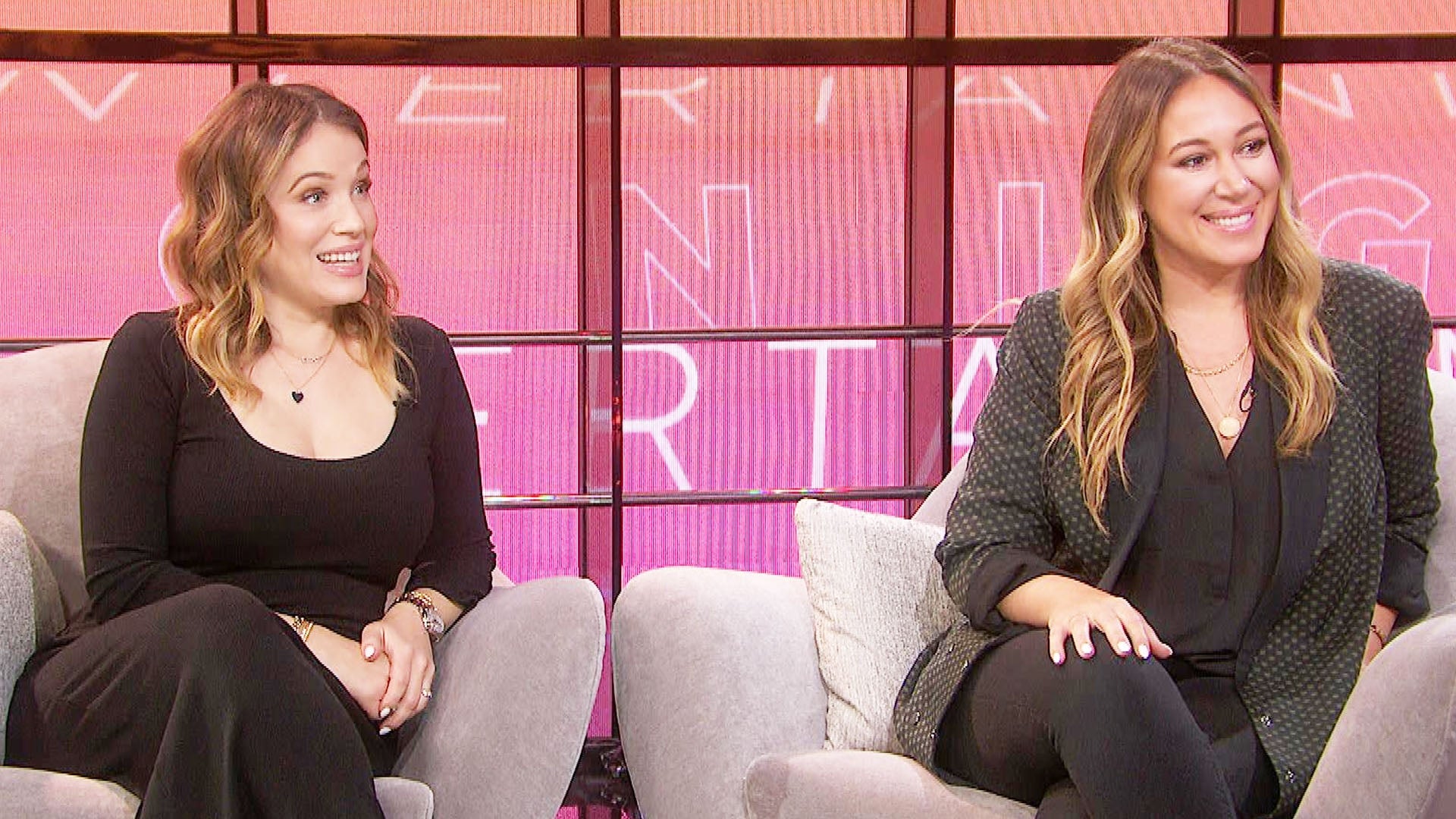 'Blending Christmas' Stars Haylie Duff and Marla Sokoloff React to First ET Interviews (Exclusive)