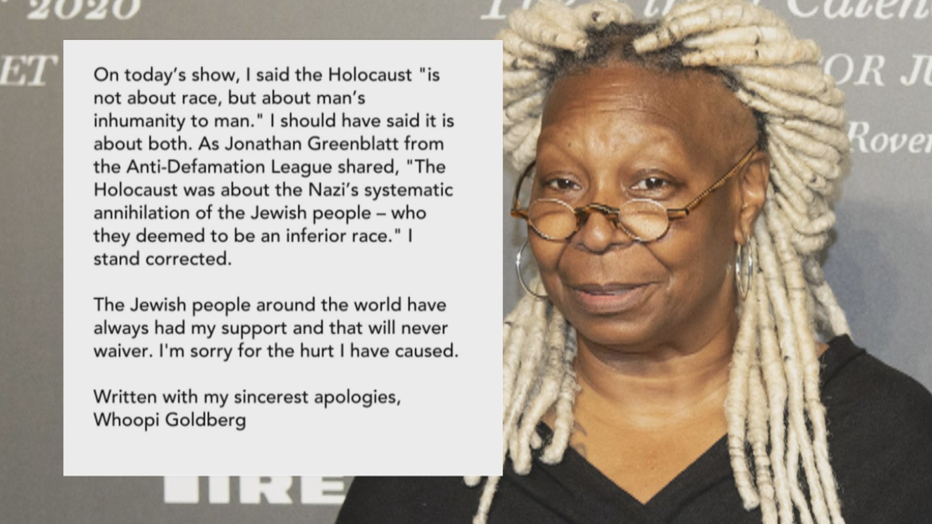 Whoopi Goldberg Apologizes For Holocaust Comments On The View
