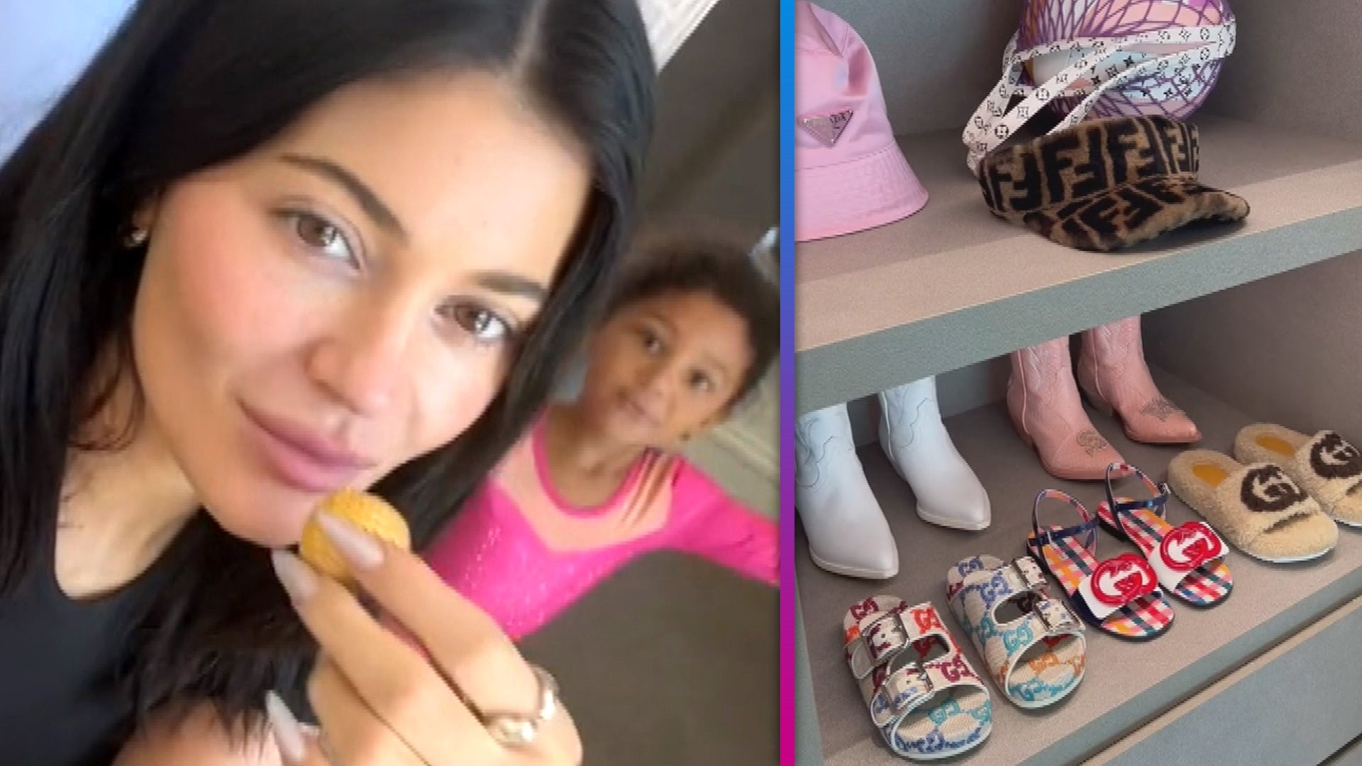 Kylie Jenner Shows Off Daughter Stormi's Massive Shoe Collection
