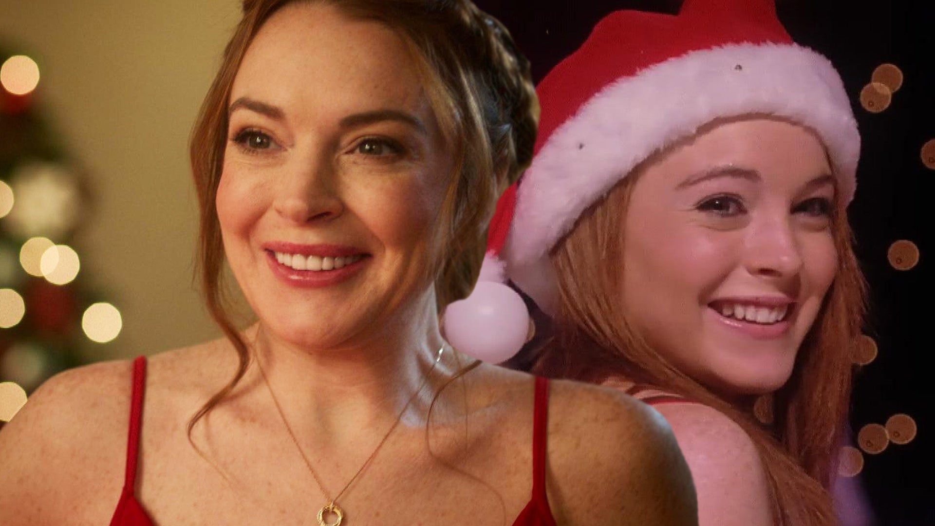 Celeb Lesbian Lindsay Lohan - Lindsay Lohan's 'Falling for Christmas' Features 'Mean Girls' Easter Egg