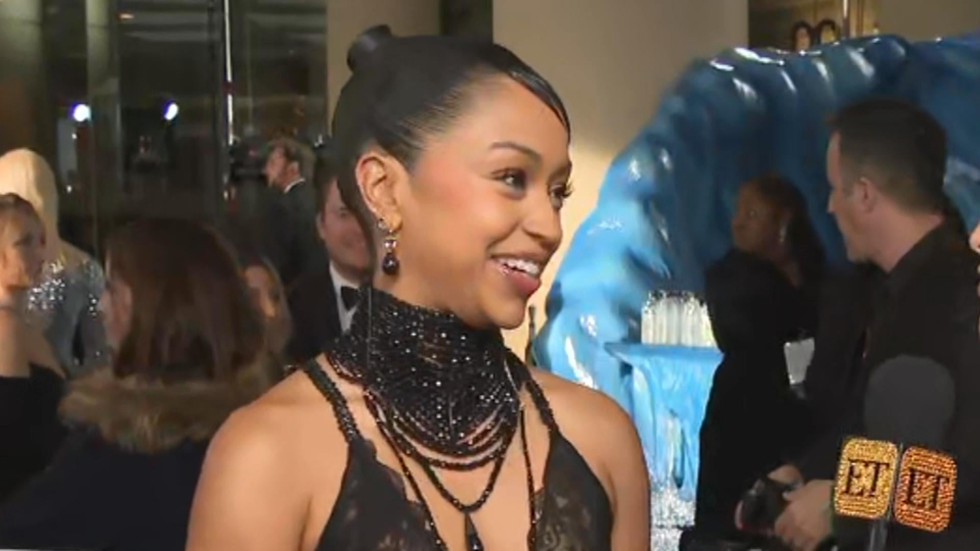 Golden Globes: Liza Koshy's Hilarious Reaction to Seeing Jenny Slate  (Exclusive)