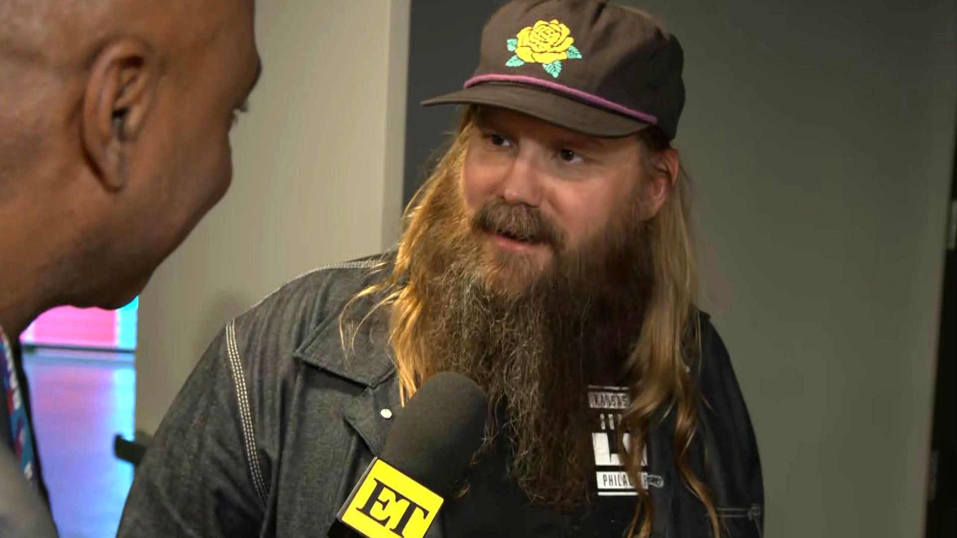 Chris Stapleton Reacts to His National Anthem Performance at Super Bowl  LVII (Exclusive)