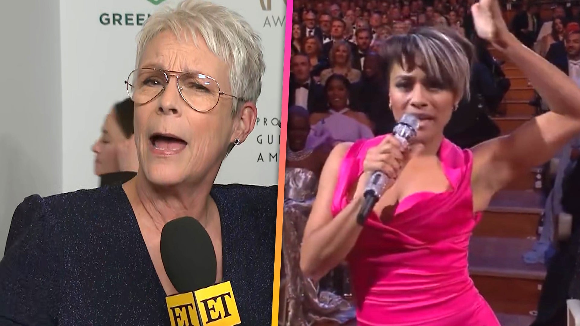 Sag Awards Angela Bassett And Jamie Lee Curtis On Ariana Deboses 4652