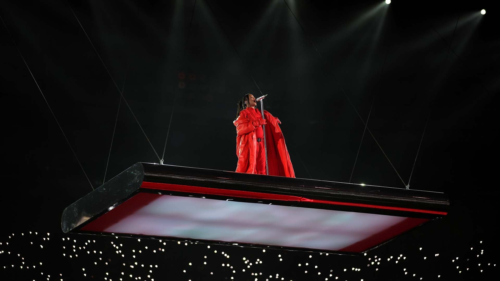 Rihanna soars in Super Bowl halftime performance - WHYY