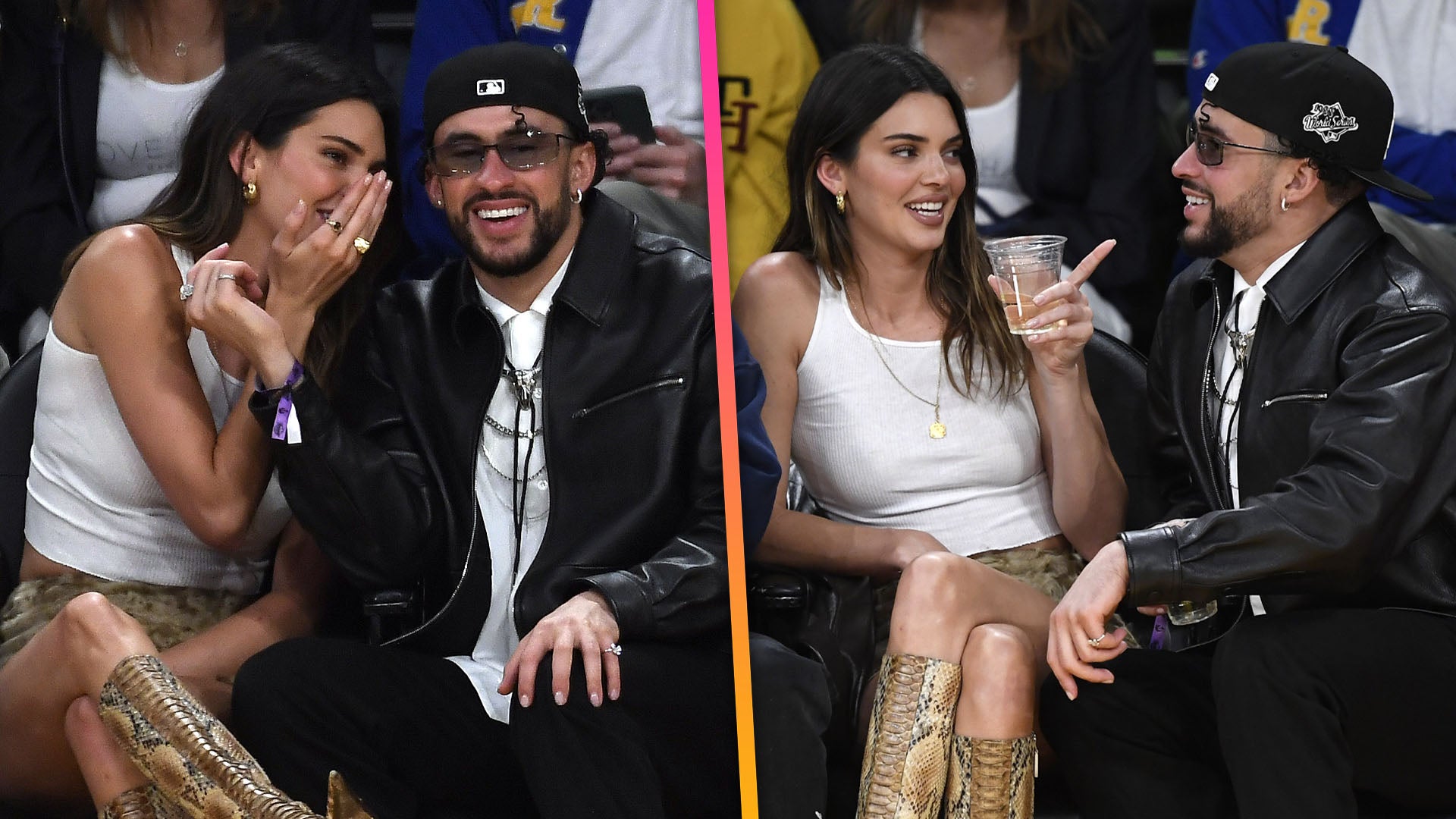 Kendall Jenner and Bad Bunny Sit Courtside at Lakers Game