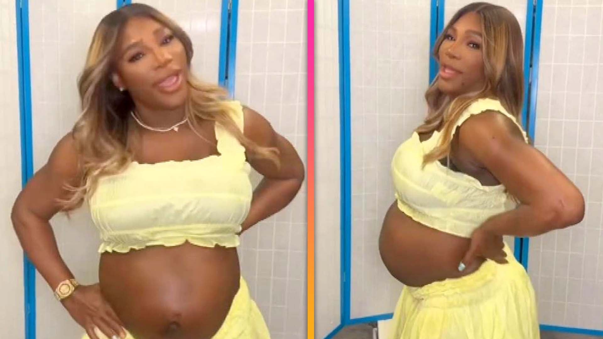 Pregnant Serena Williams Works Out to Red Hot Chili Peppers in Gym