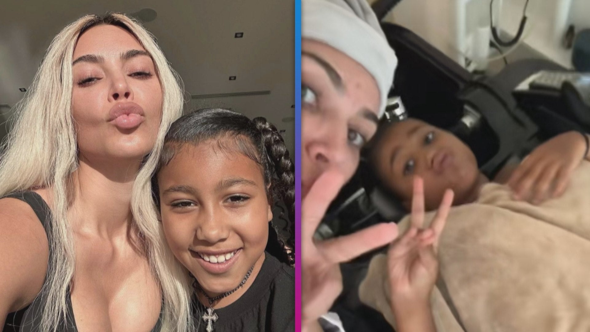 Watch Kim Kardashian and North West Try Intense TikTok-Famous Beauty Treatment!