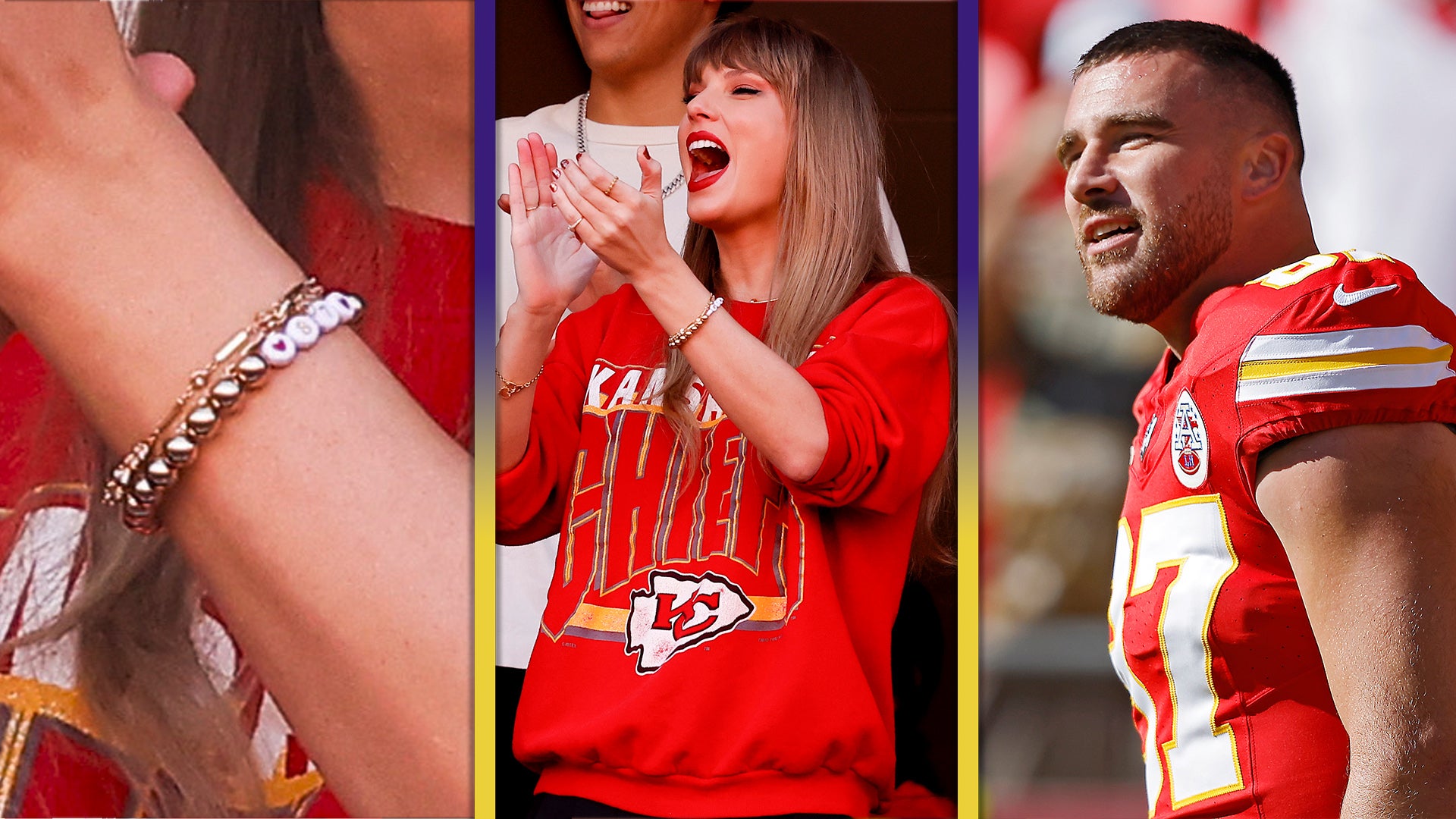 How Taylor Swift Subtly Supported Travis Kelce With Jewelry at Kansas City  Chiefs Game