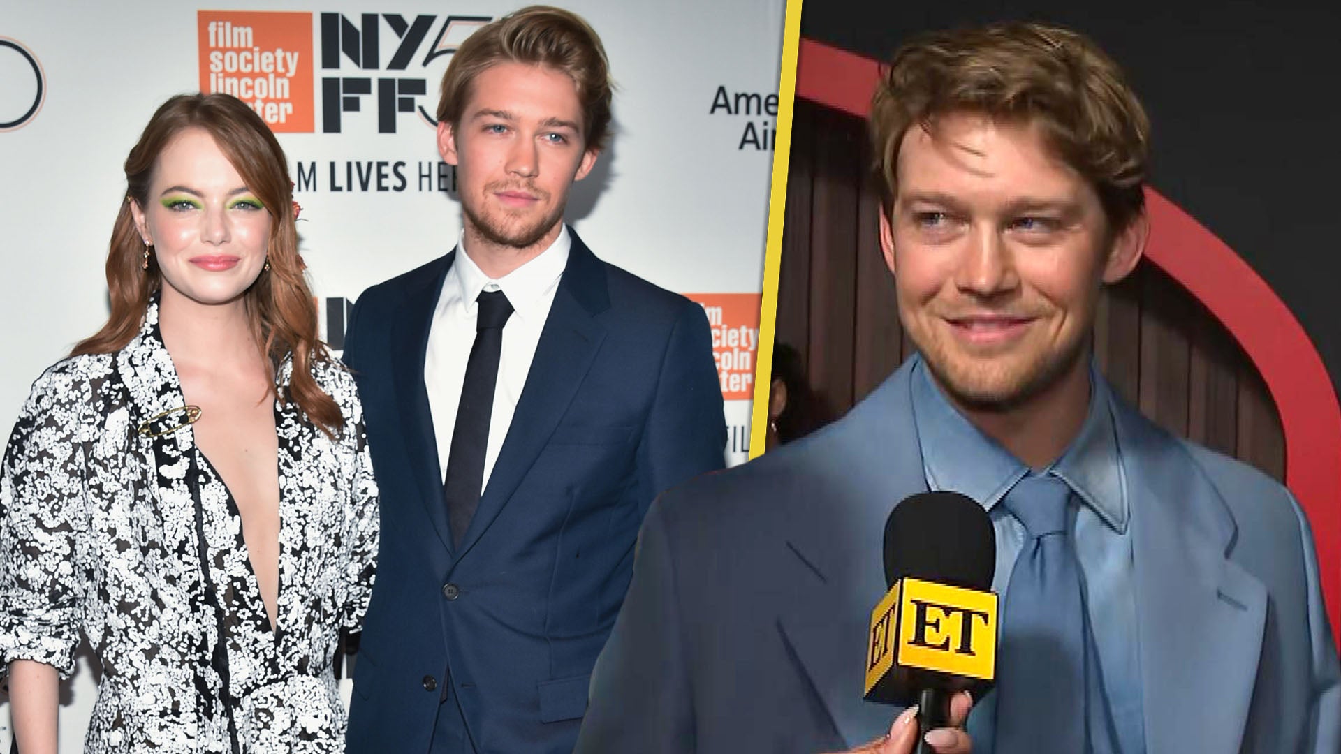 Joe Alwyn Says He’s 'Lucky to Be Close' to 'Kinds of Kindness' Co-Star Emma Stone (Exclusive)