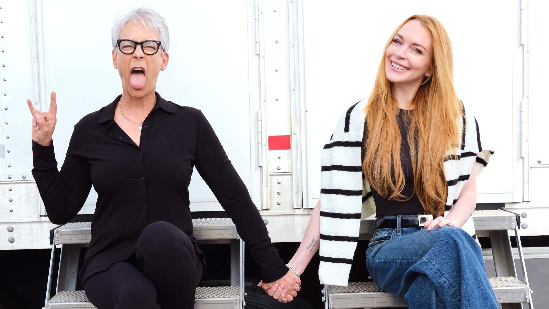 'Freaky Friday 2': First Look at Lindsay Lohan and Jamie Lee Curtis on Set
